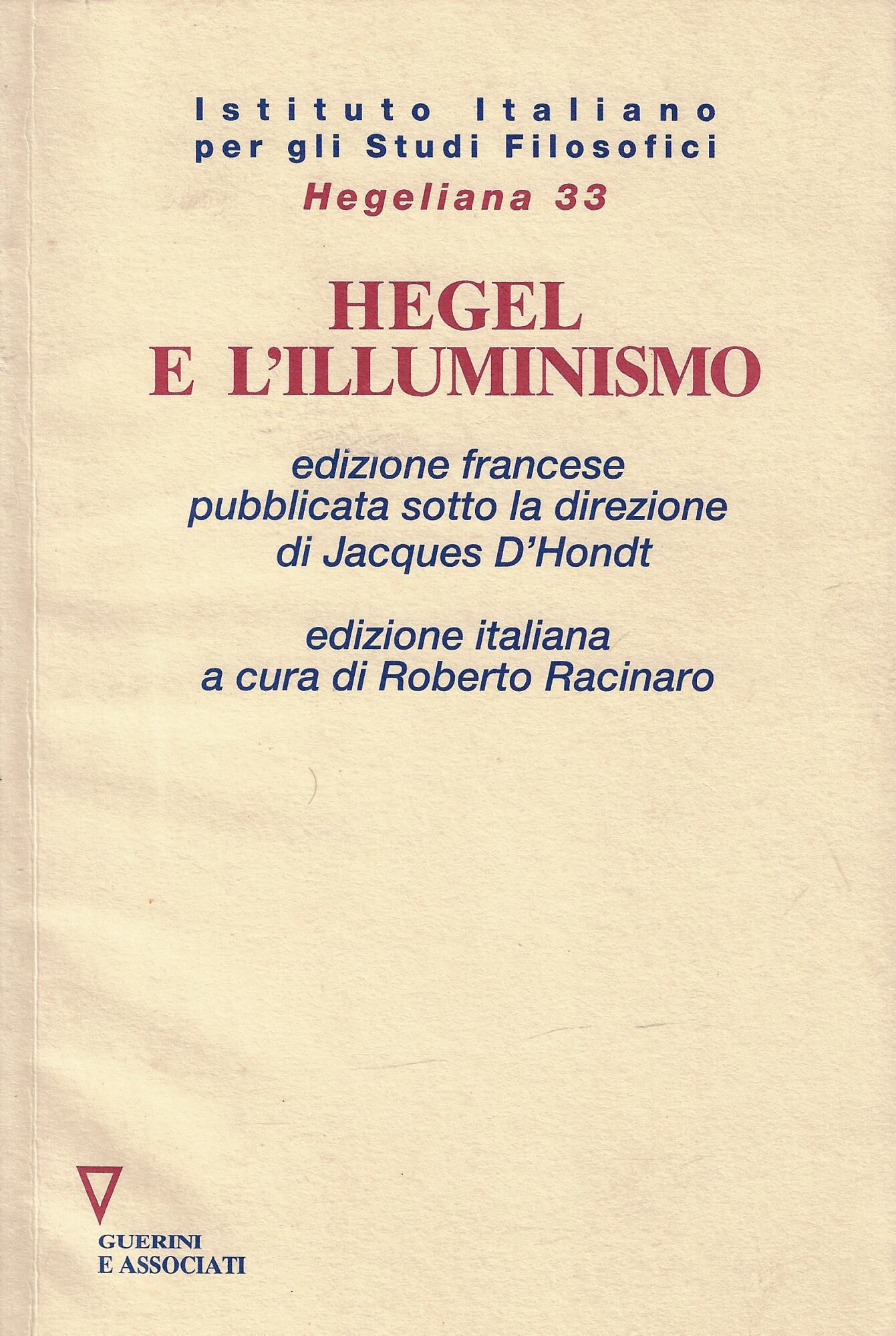 Hegel e l'illuminismo