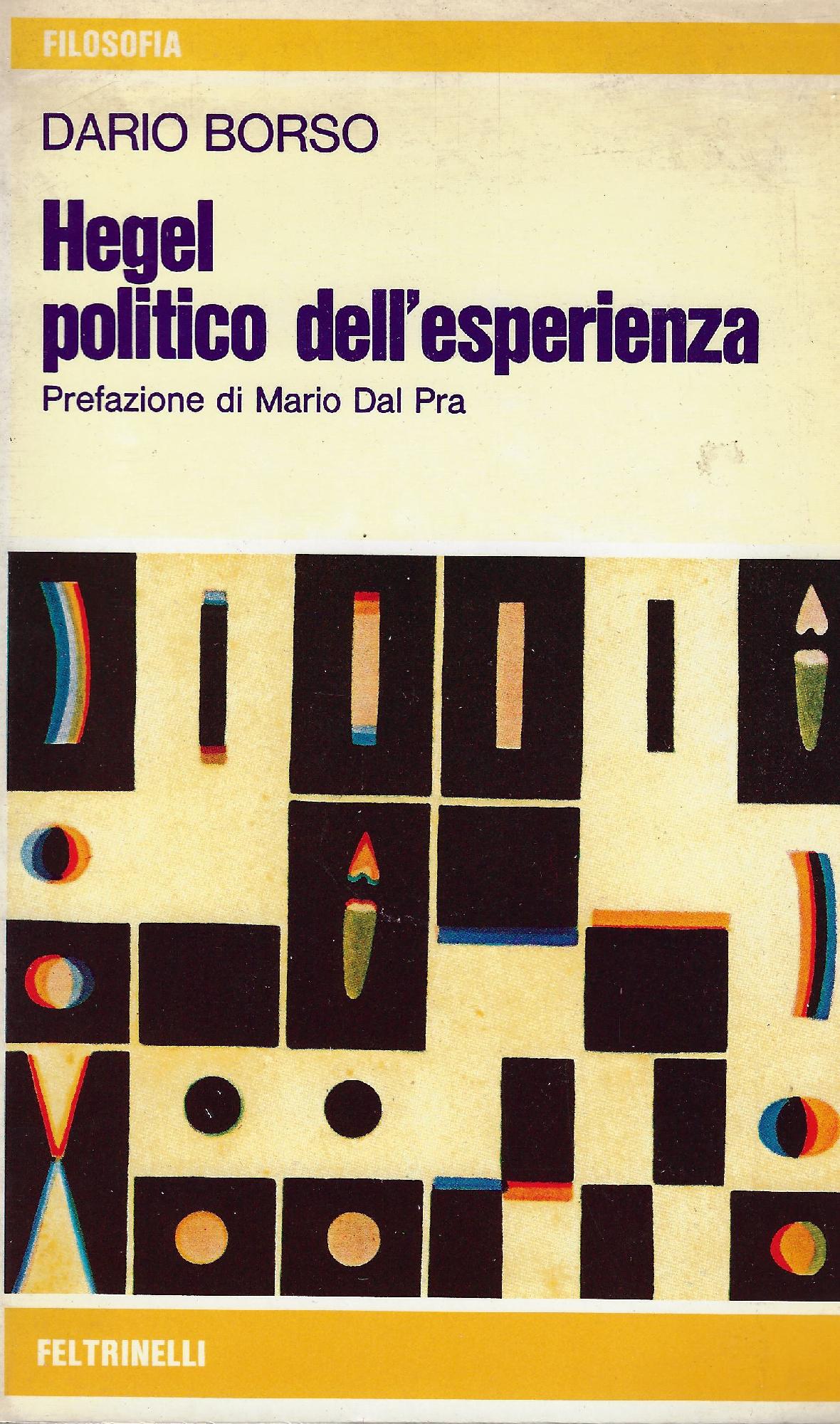 Hegel politico dell'esperienza