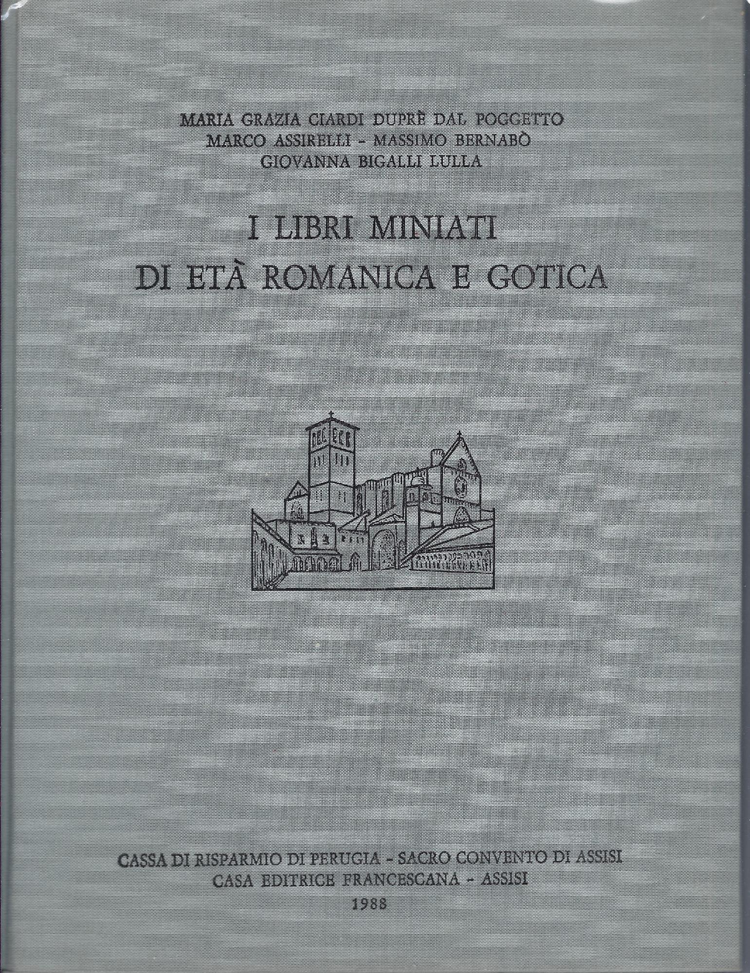 i libri miniati di età romanica e gotica