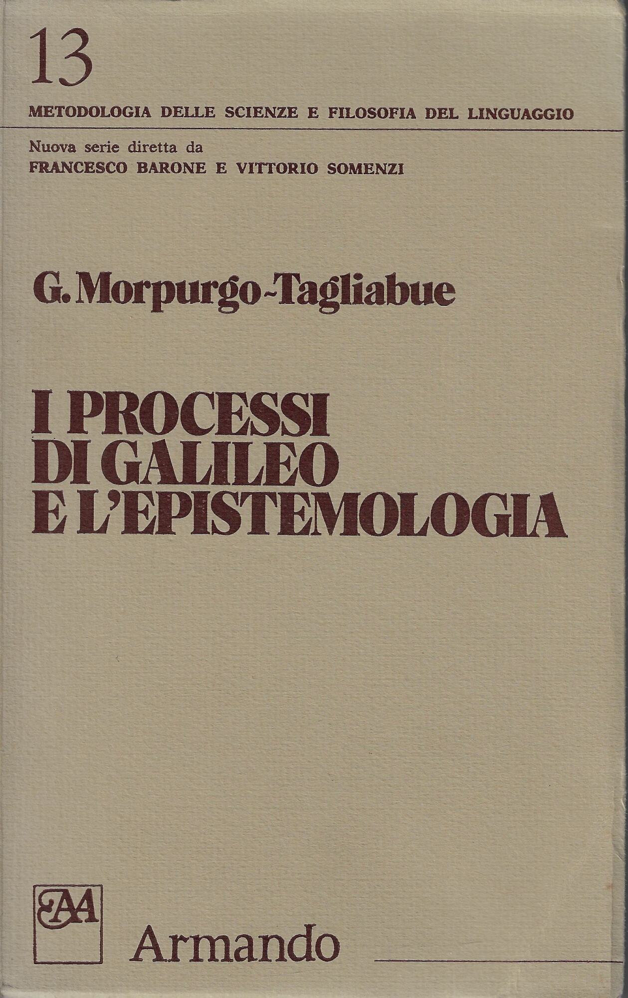 I processi di Galileo e l'epistemologia