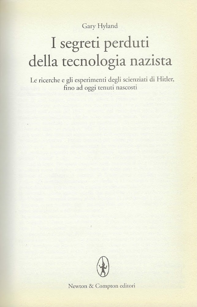 I segreti perduti della tecnologia nazista : le ricerche e …