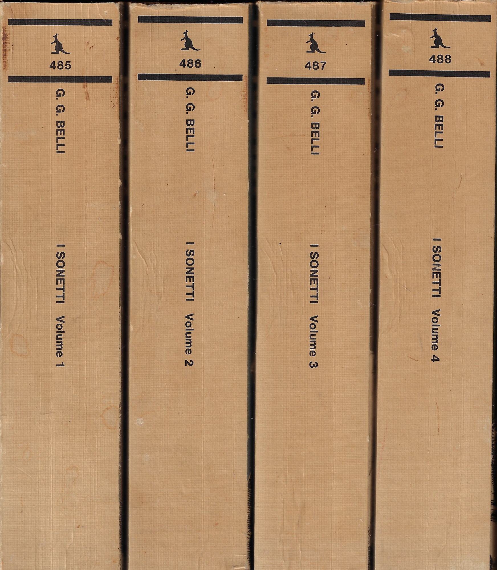 I sonetti (quattro volumi in custodia)