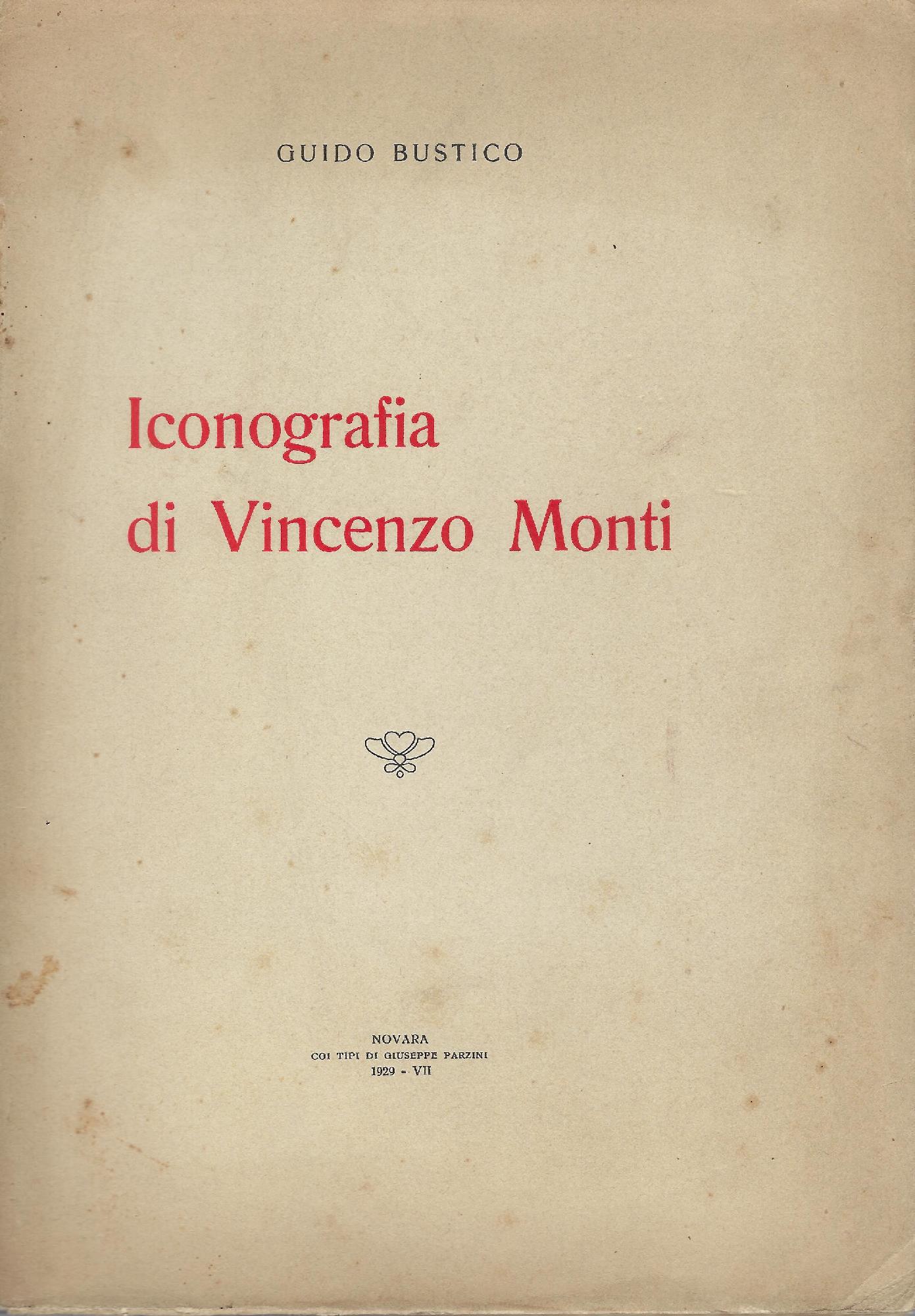 Iconografia di Vincenzo Monti