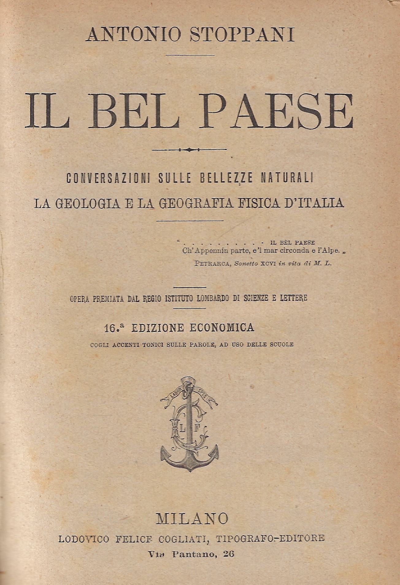 Il Bel Paese : conversazioni sulle bellezze naturali : la …