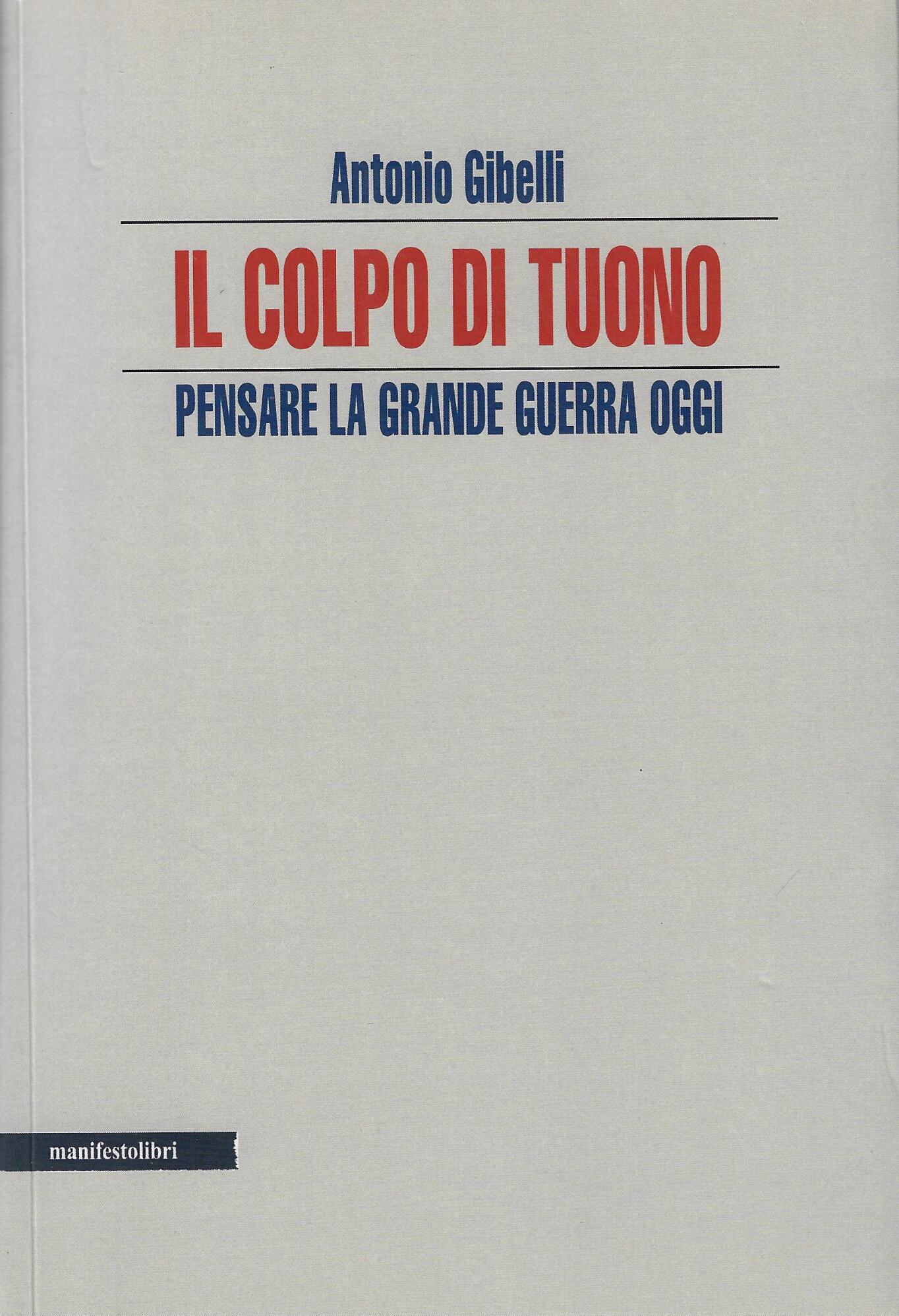 Il colpo di tuono. Pensare la Grande Guerra oggi