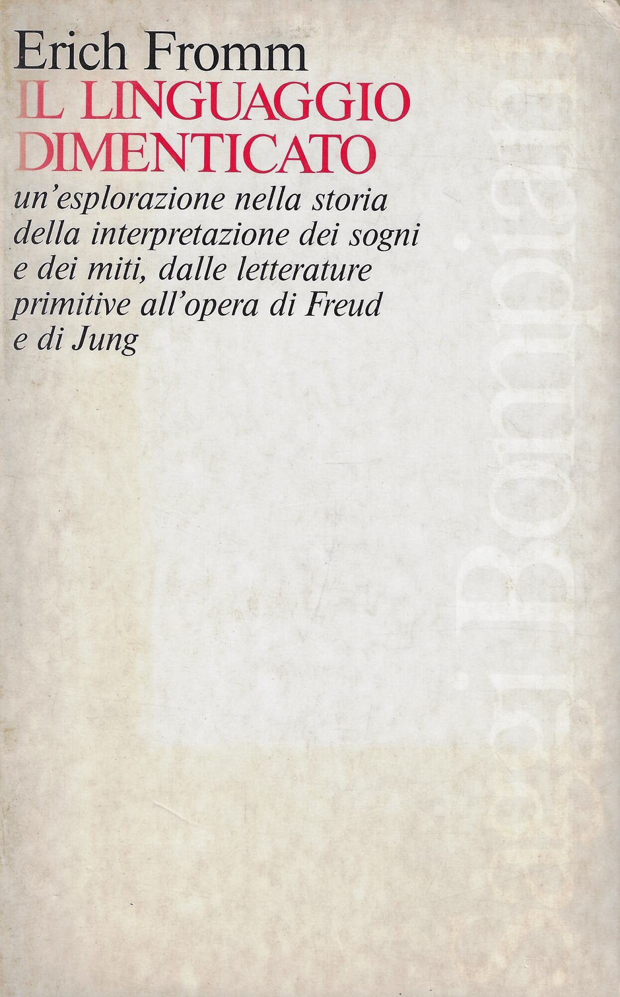 Il linguaggio dimenticato