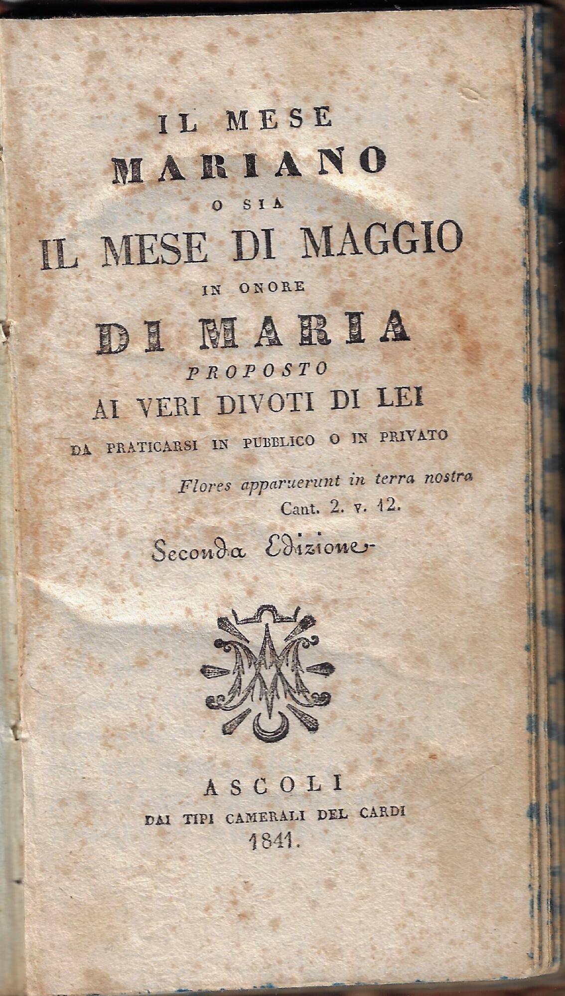 Il mese mariano, o sia Il mese di maggio in …