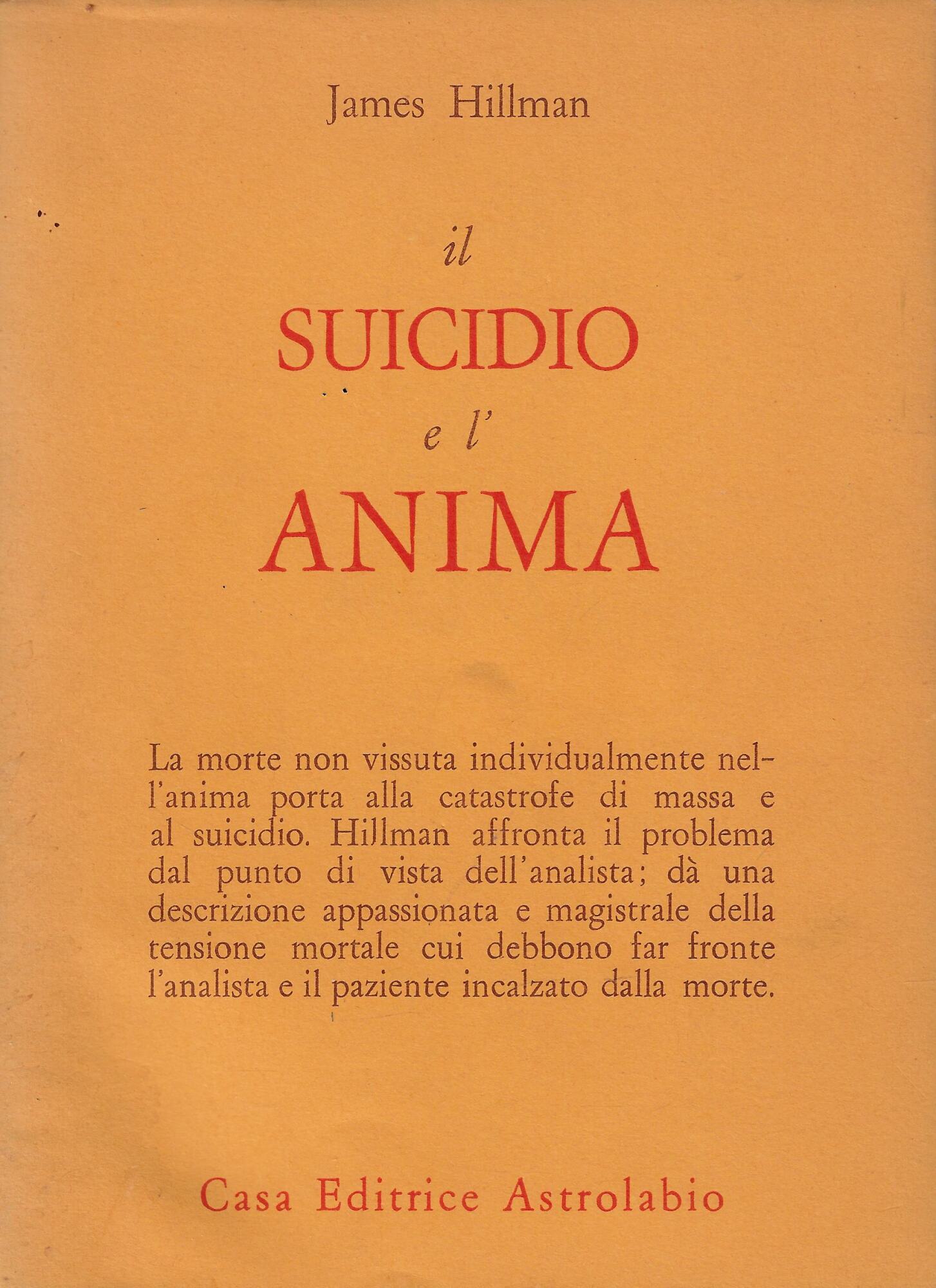 Il suicidio e l'anima