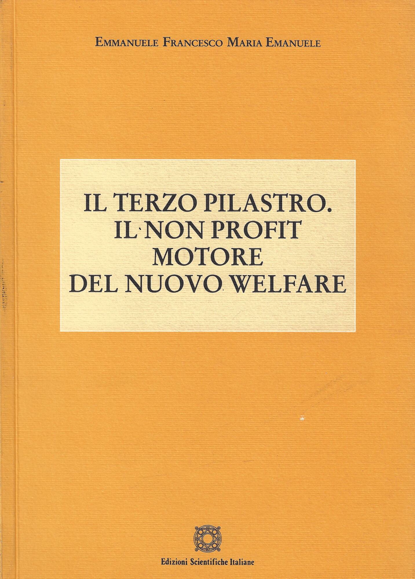 Il terzo pilastro. Il non profit motore del nuovo welfare