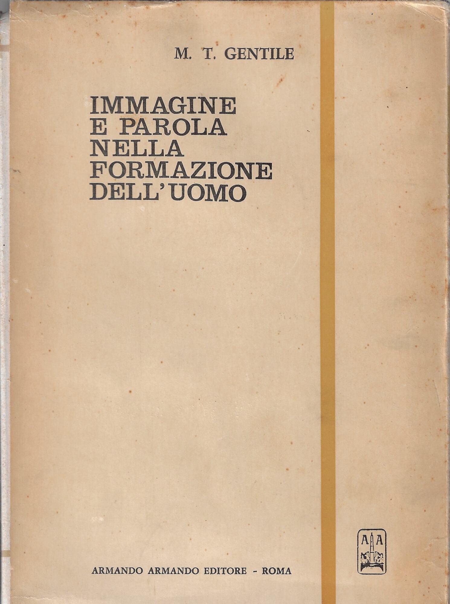 Immagine e parola nella formazione dell'uomo