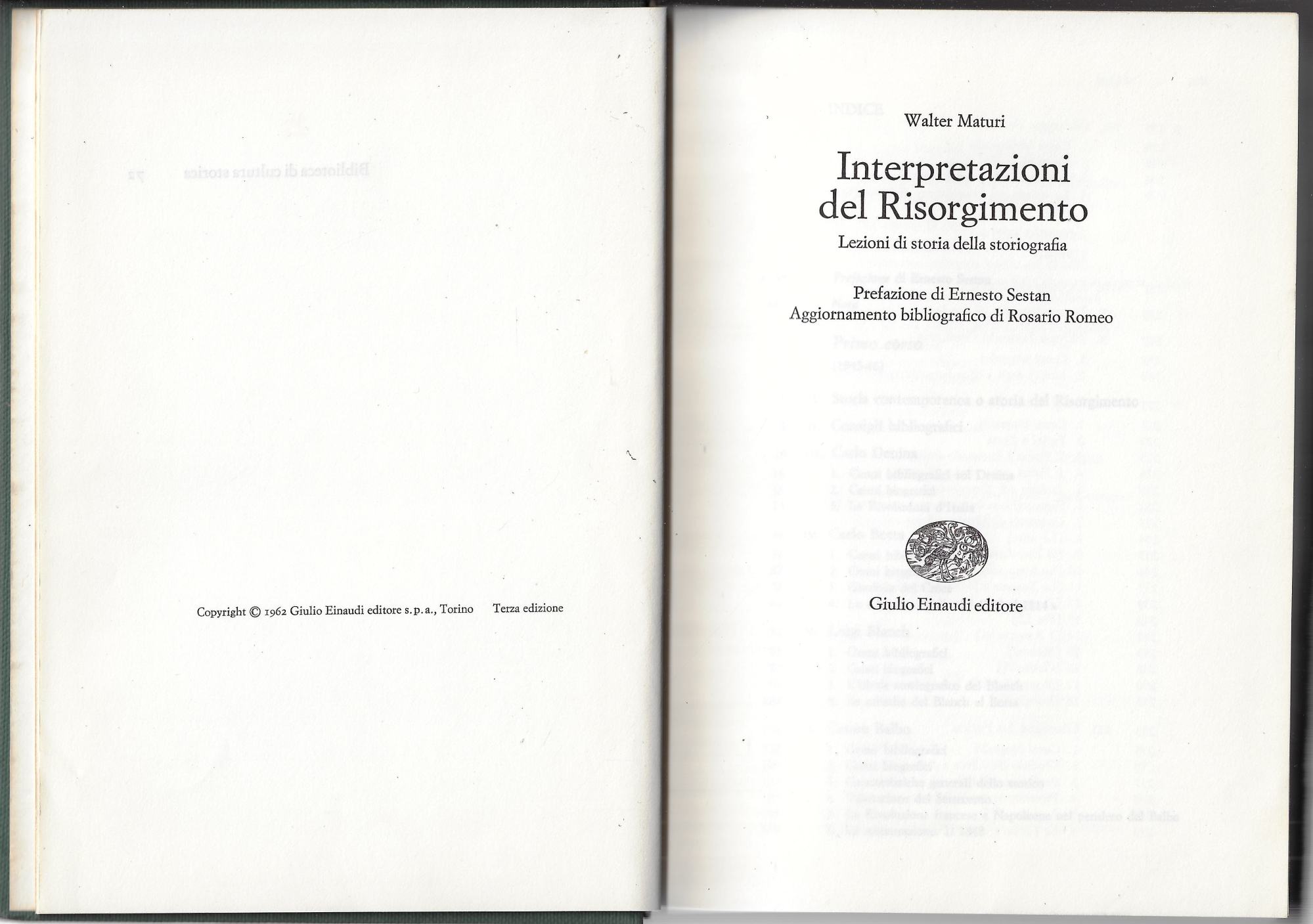 Interpretazioni del Risorgimento : Lezioni di storia della storiografia