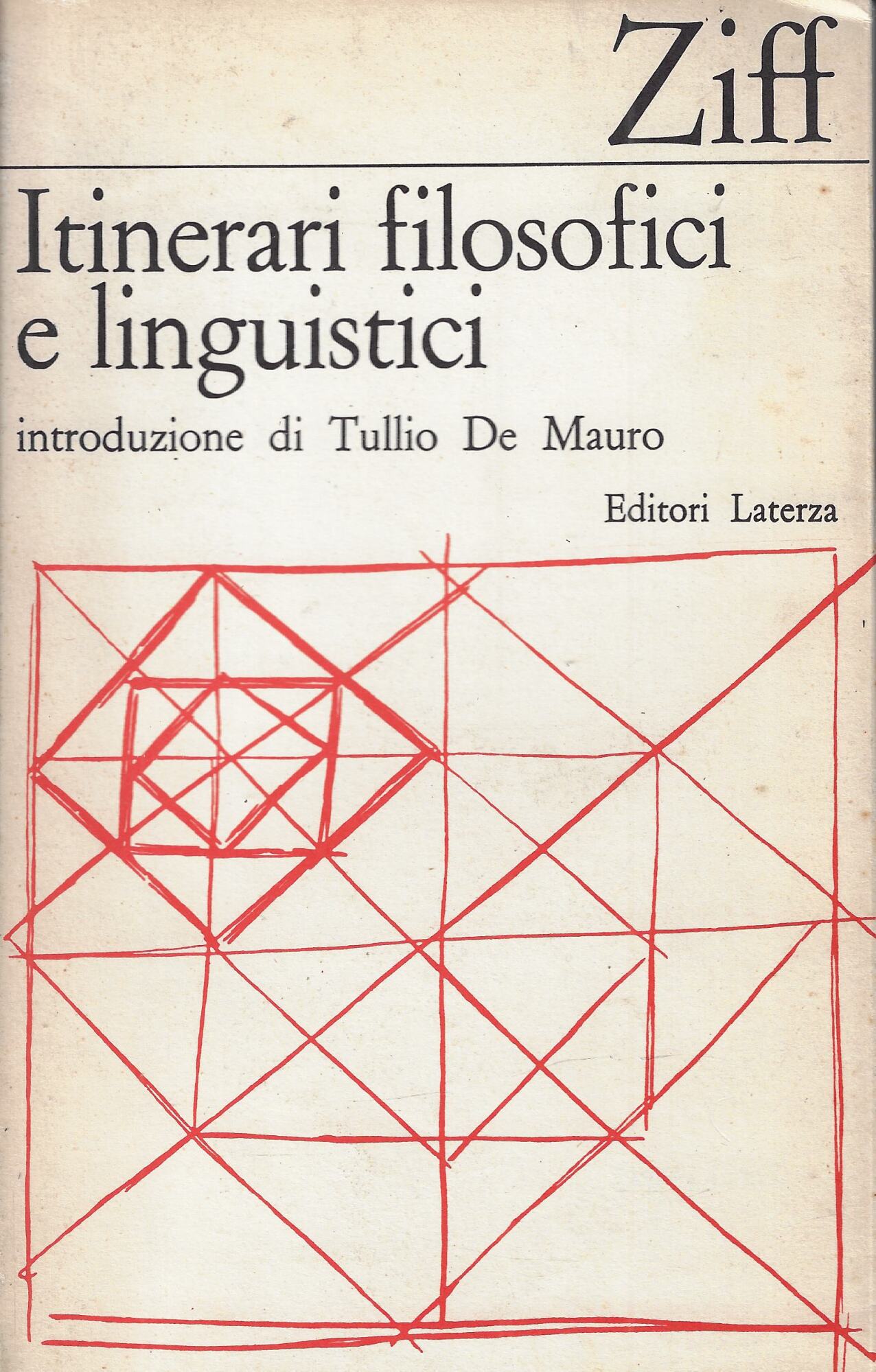 Itinerari filosofici e linguistici