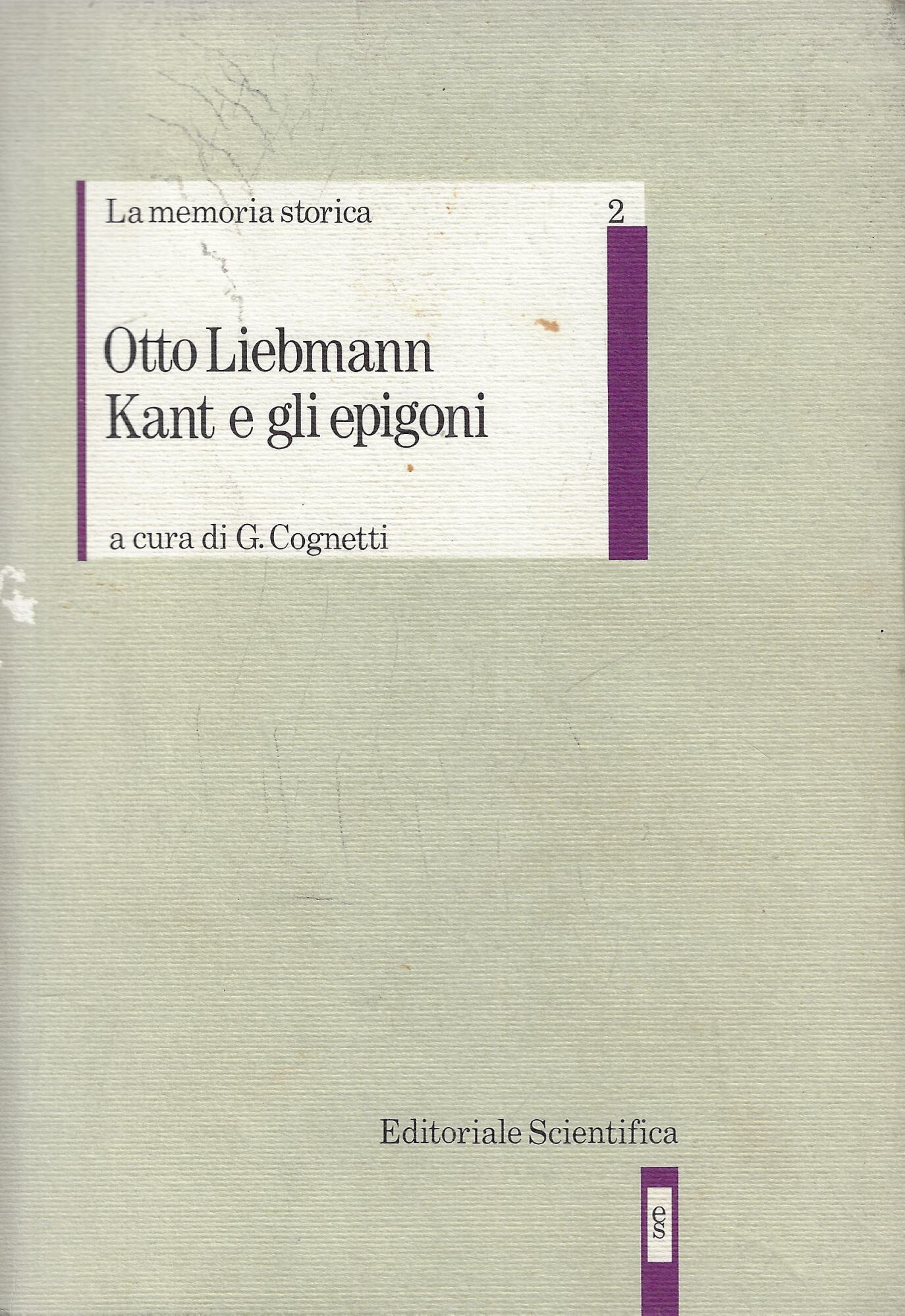 Kant e gli epigoni