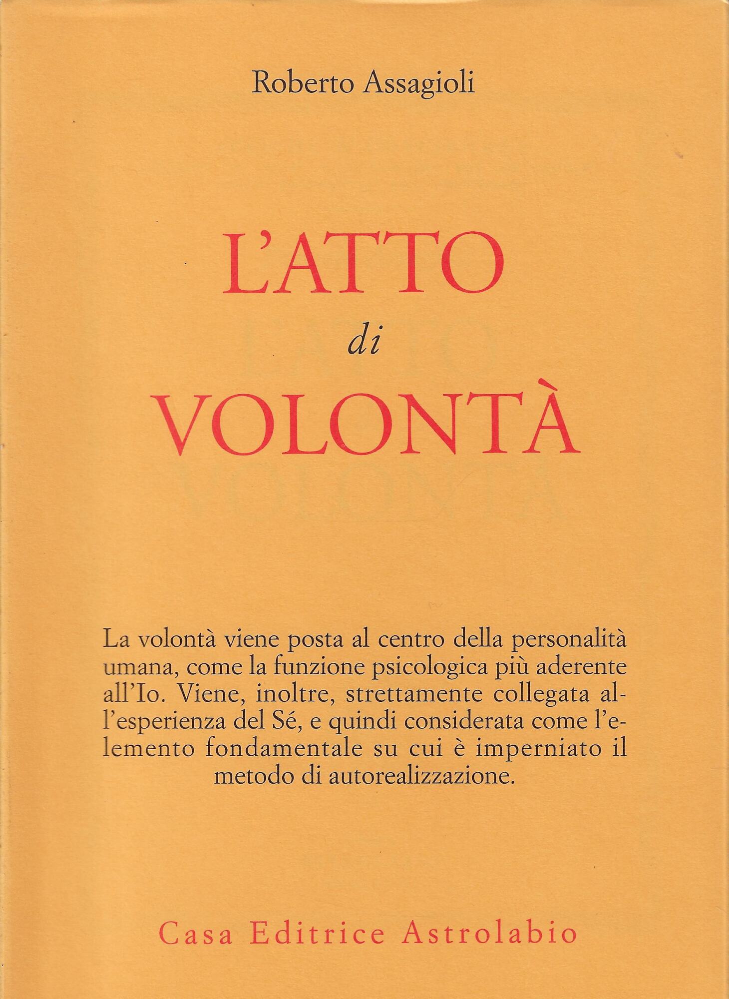 L'atto di volontà