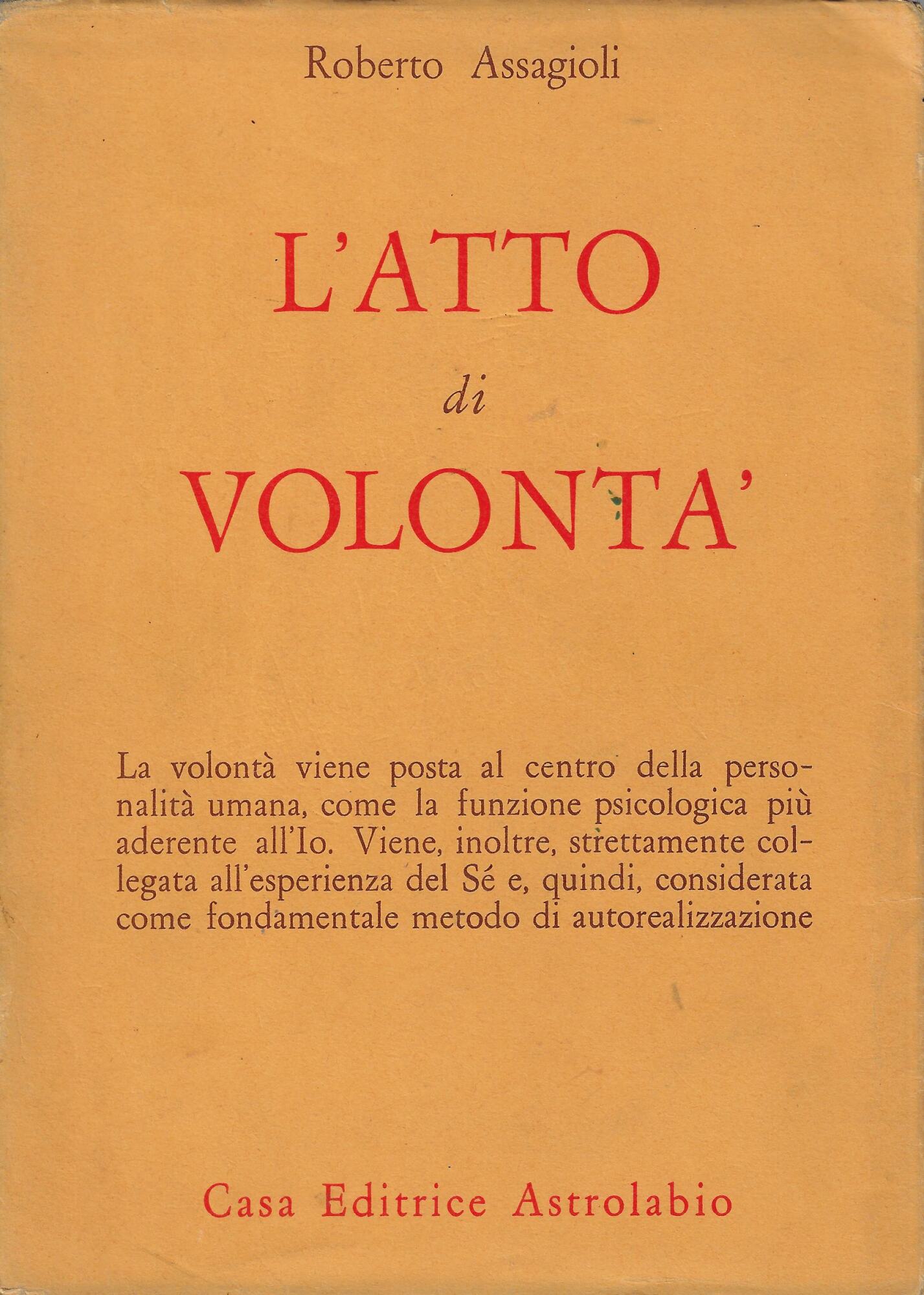 L'atto di volontà
