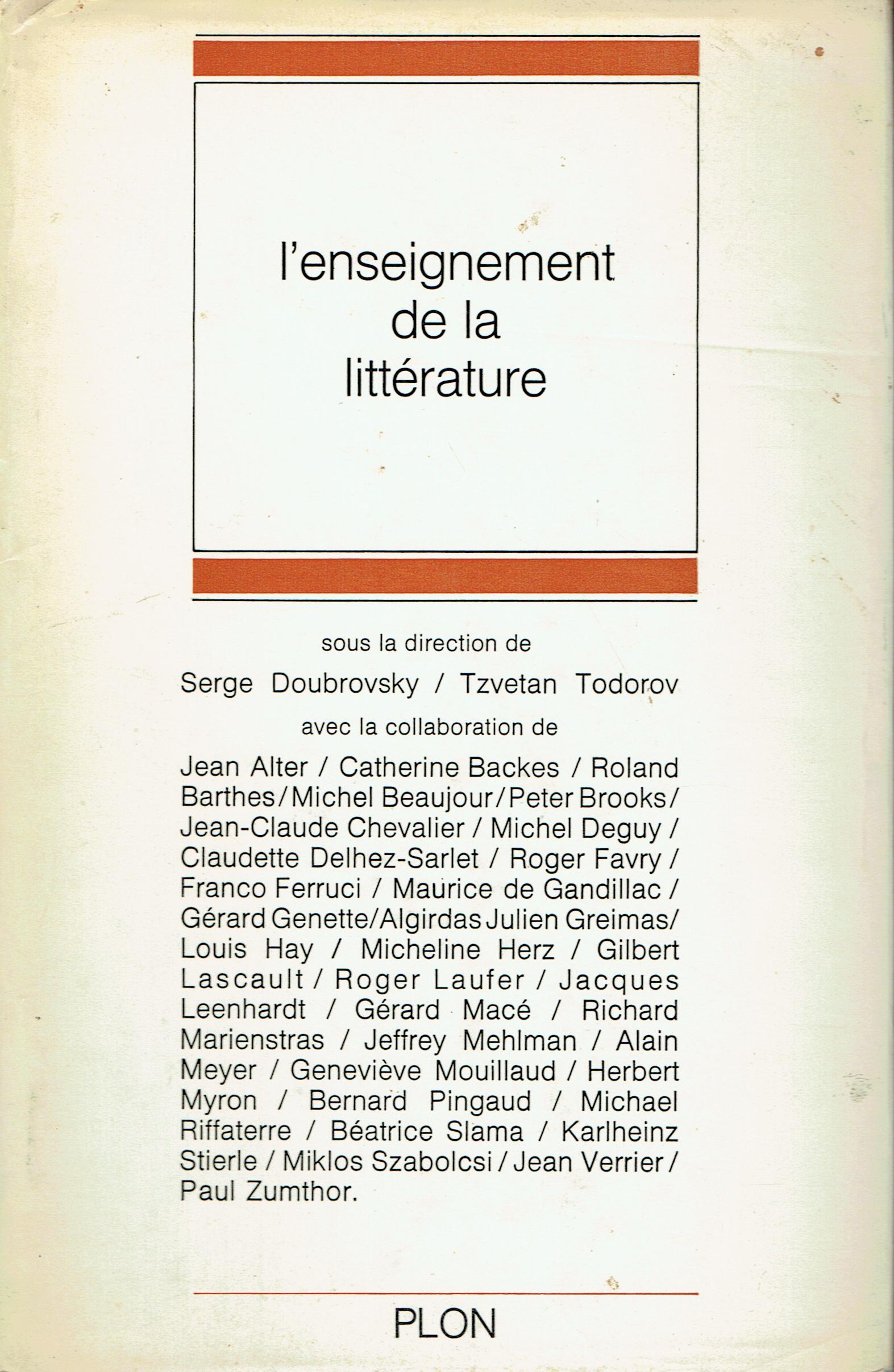 L'enseignement de la littérature : Centre culturel de Cerisy-la-Salle, 22 …