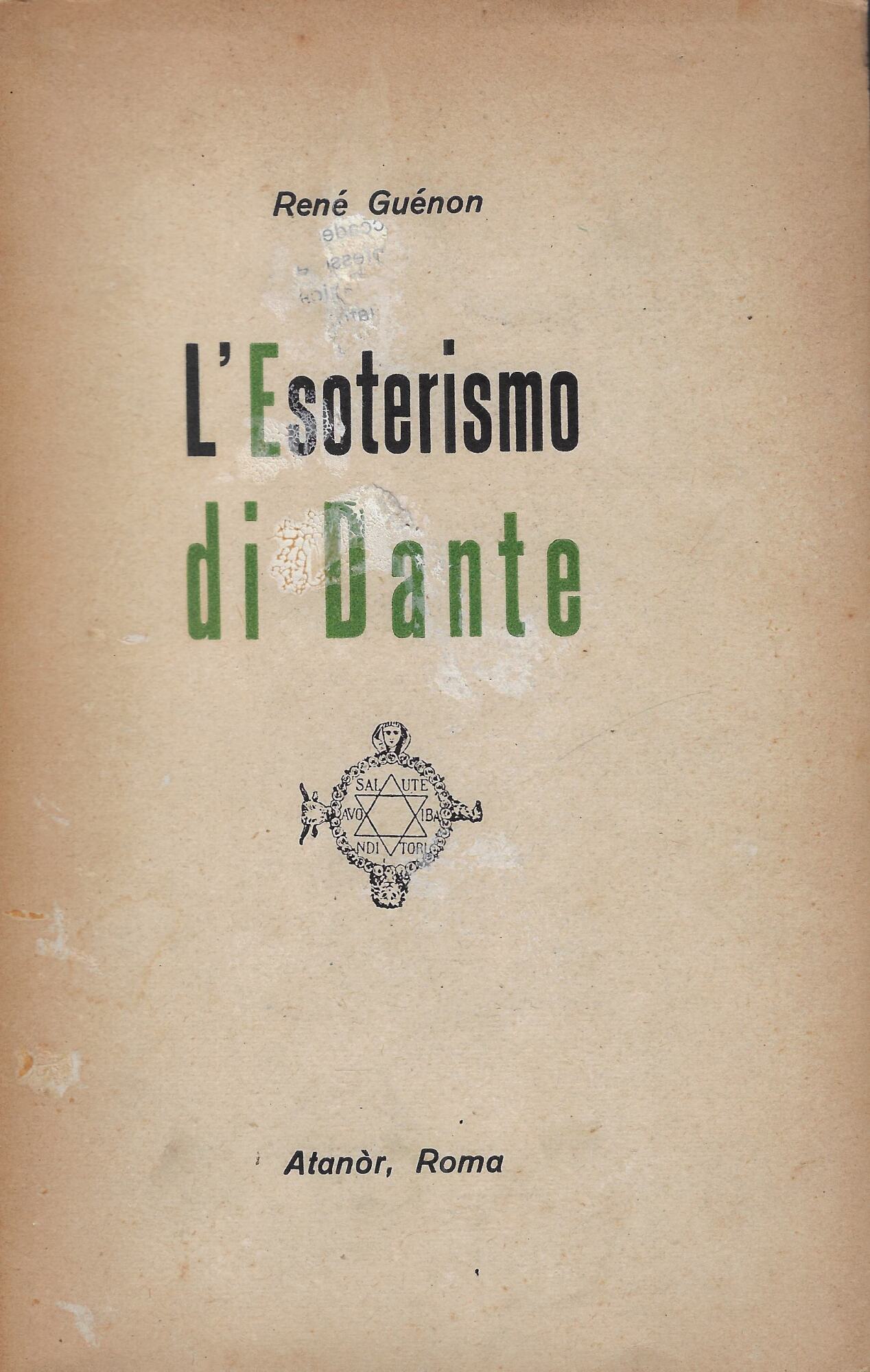 L'esoterismo di Dante