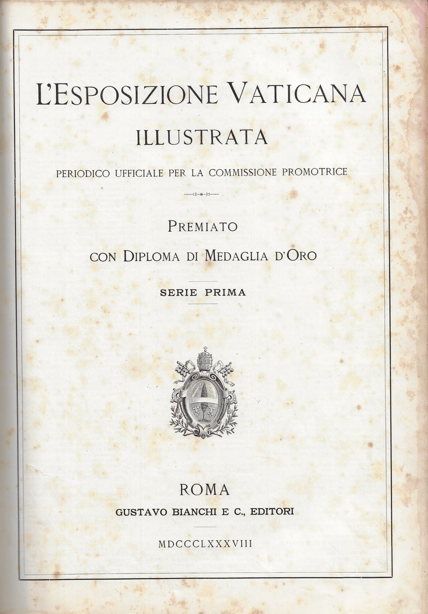 L' esposizione vaticana illustrata : periodico ufficiale per la commissione …