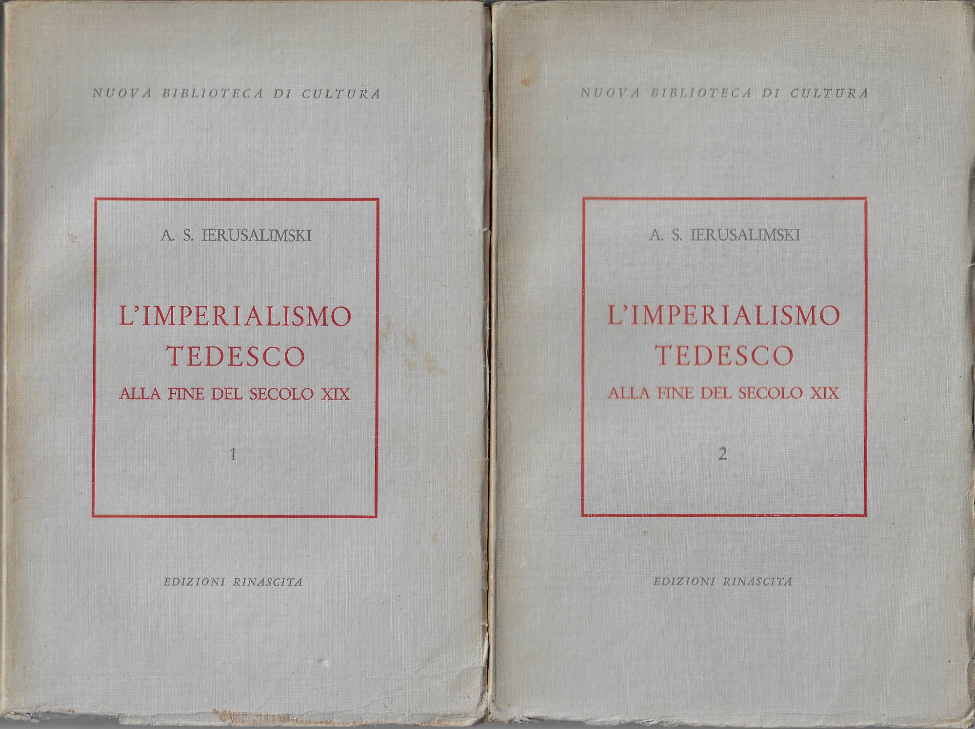 L' imperialismo tedesco alla fine del secolo XIX