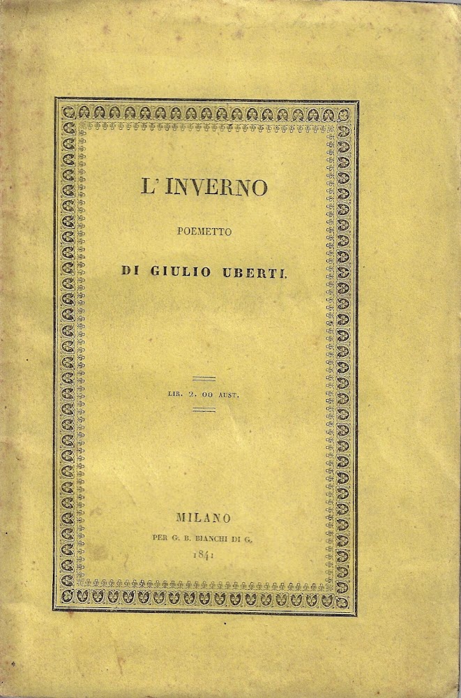L' inverno : poemetto