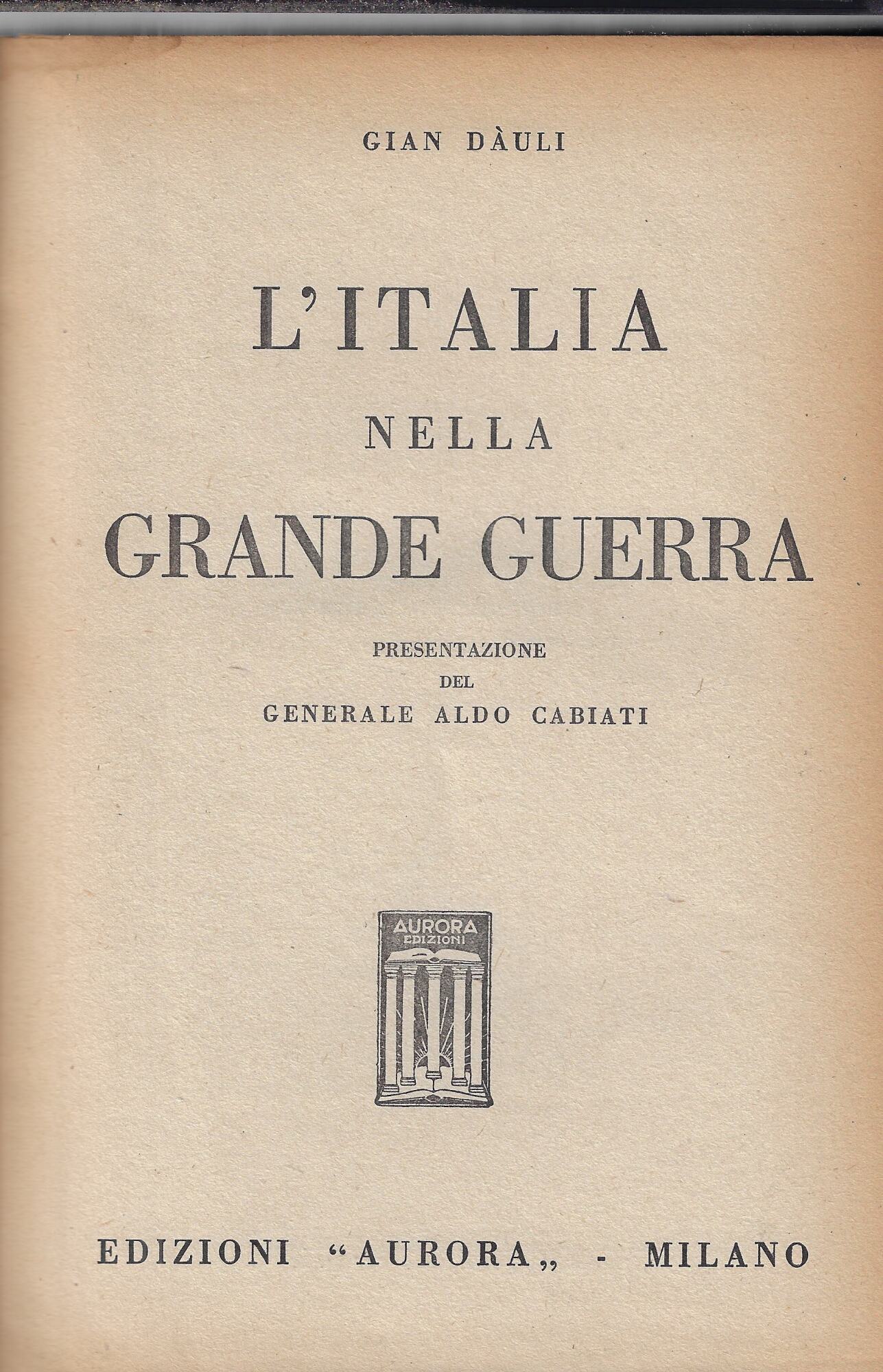 L'Italia nella Grande Guerra