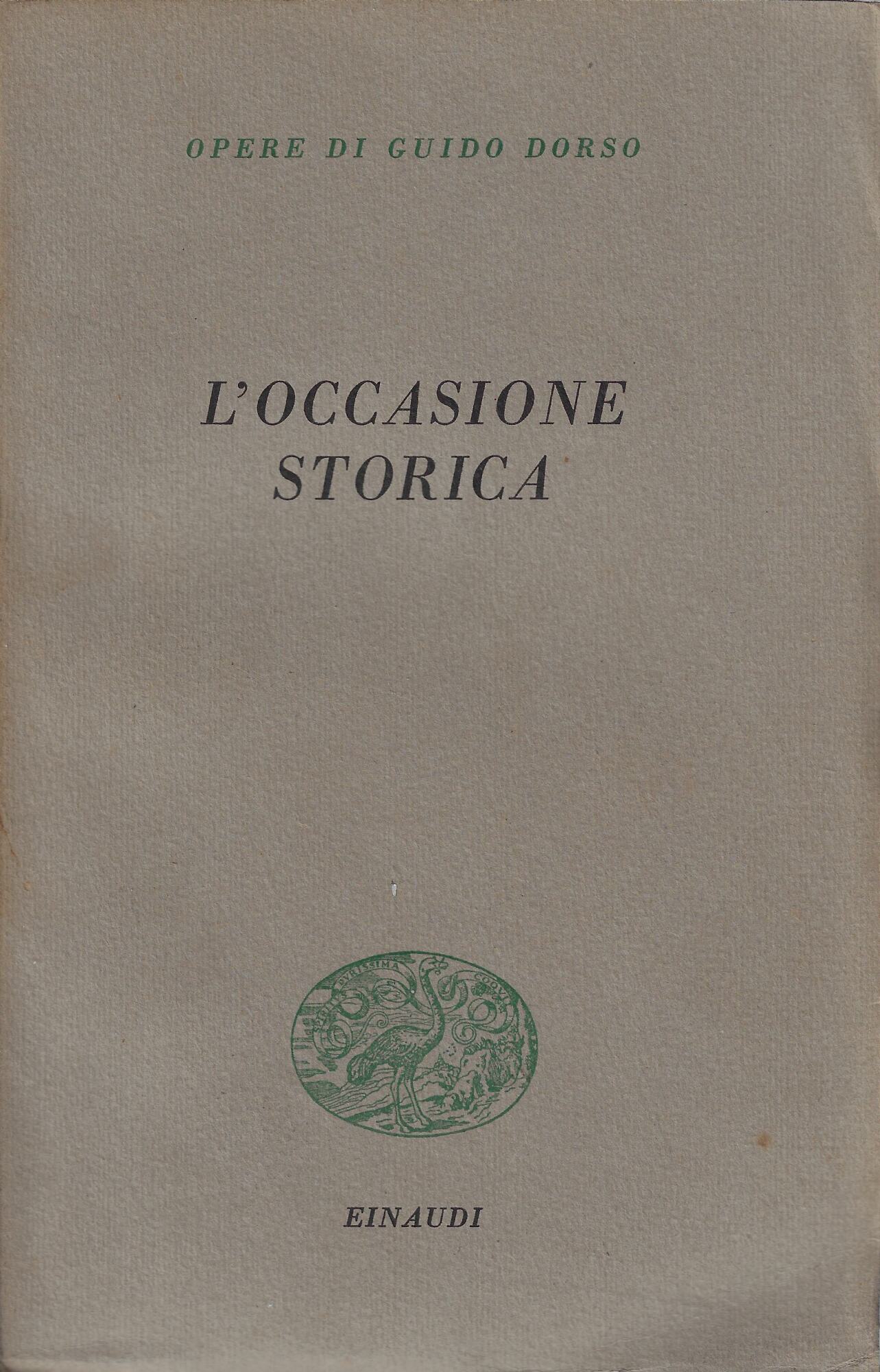 L'occasione storica