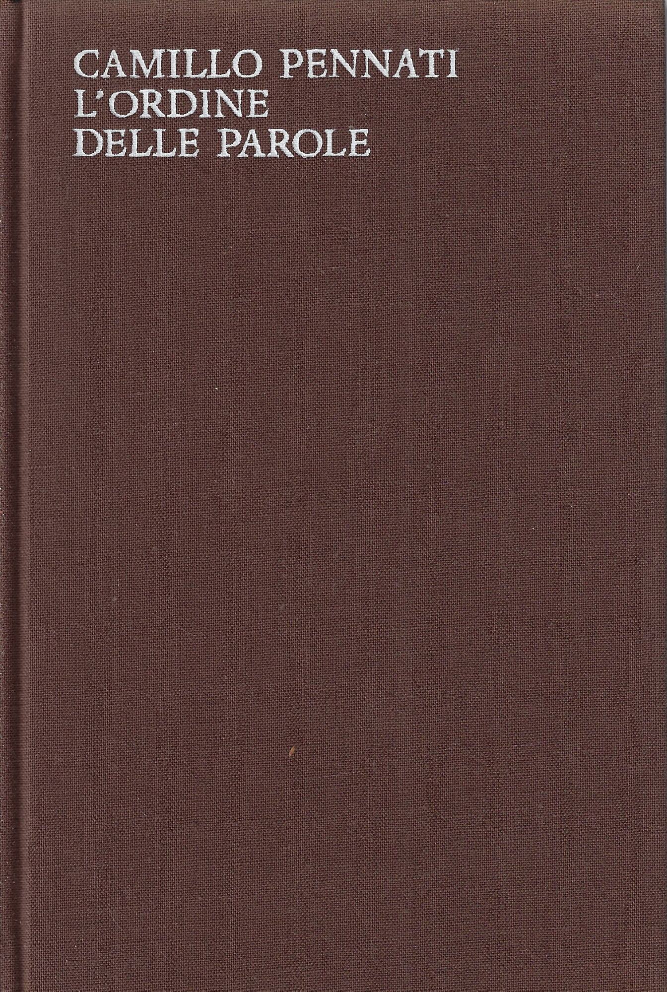 L'ordine delle parole : 1957-1963