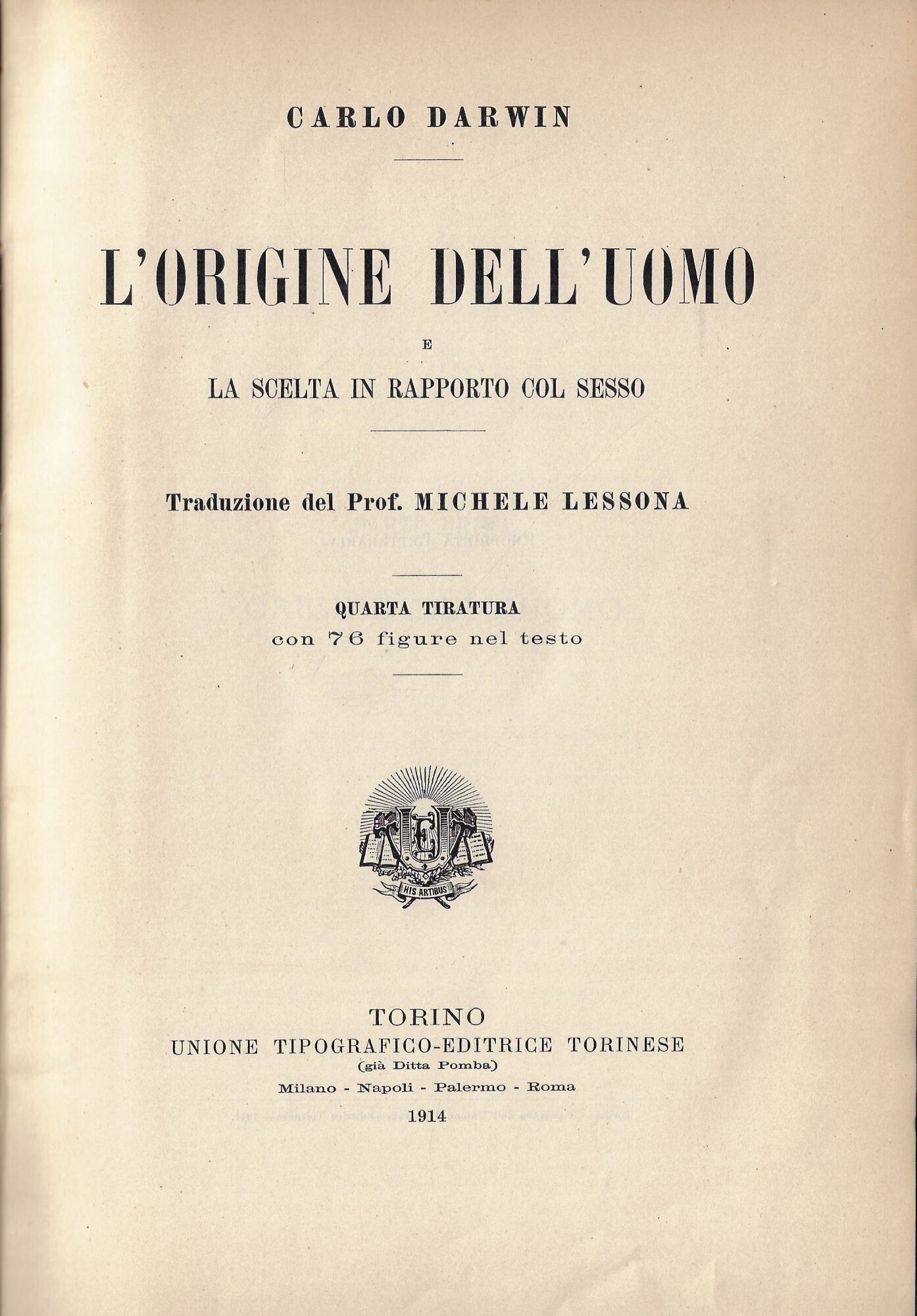 L'origine dell'uomo e la scelta in rapporto col sesso