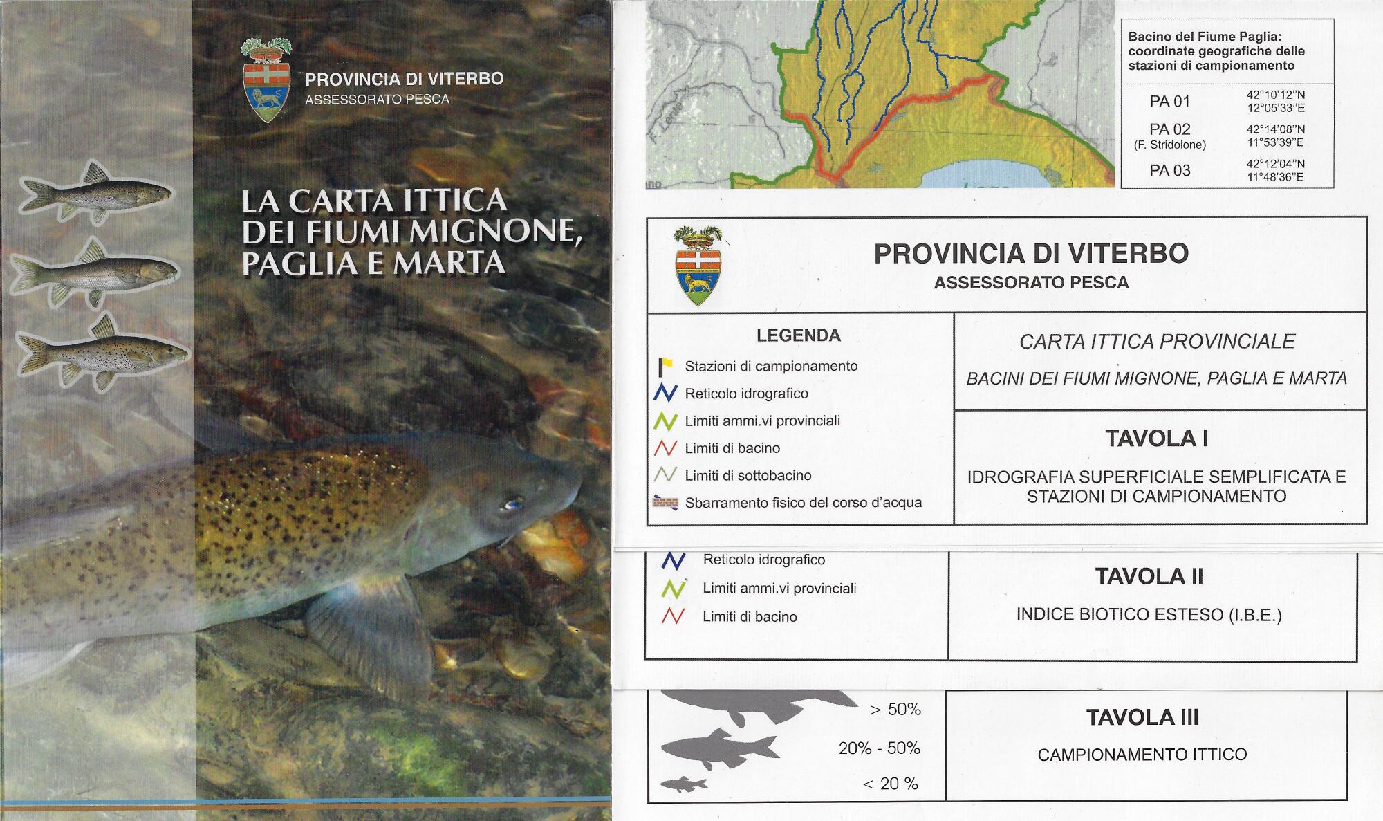 La carta ittica dei fiumi Mignone, Paglia e Marta. Divulgazione …