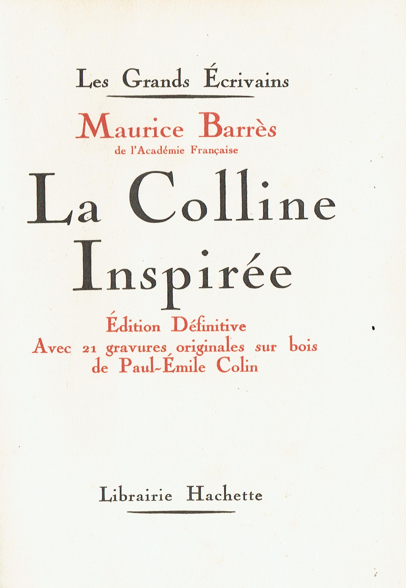 La colline inspirée