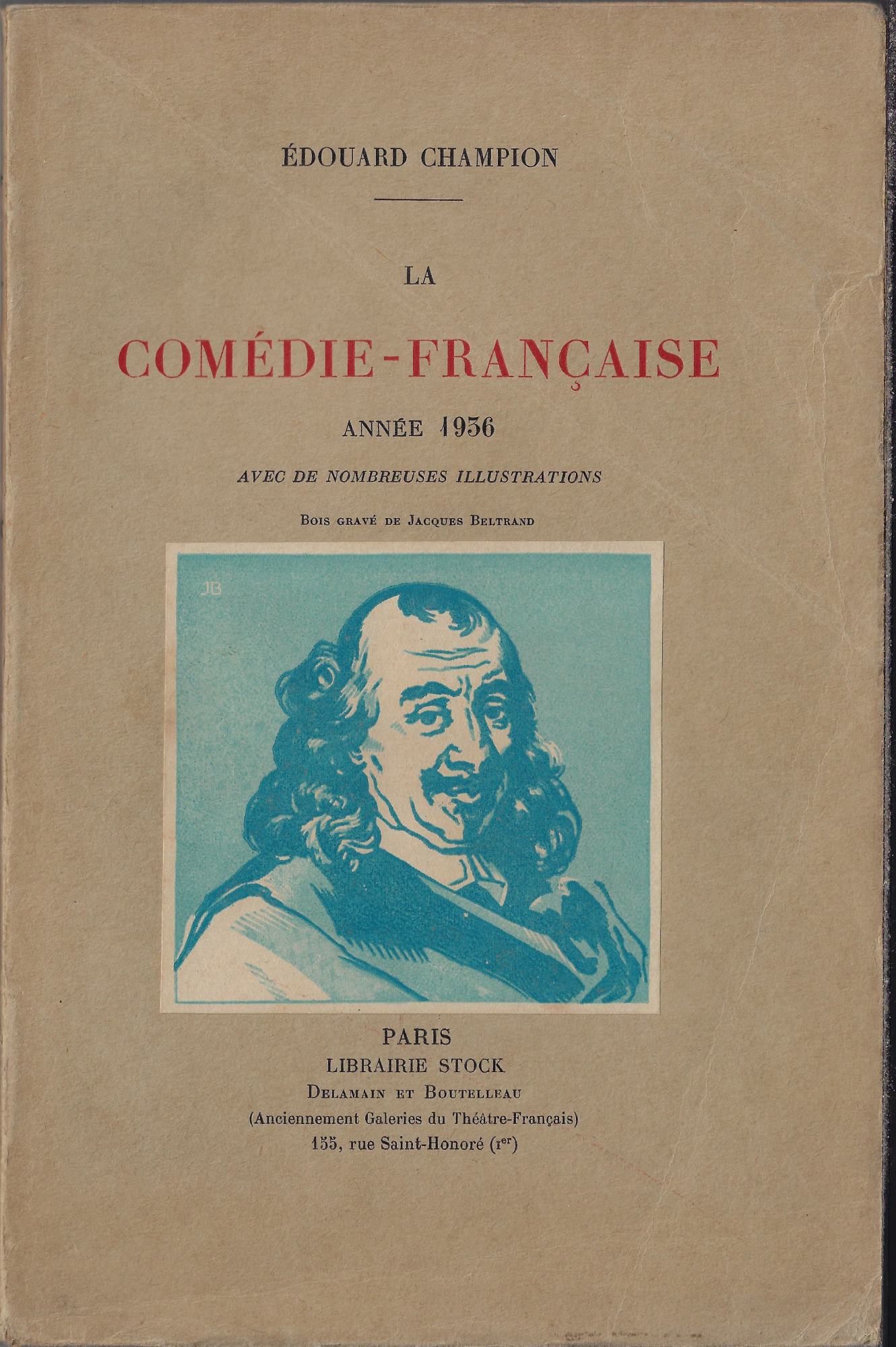 La Comédie-francaise. Année 1936