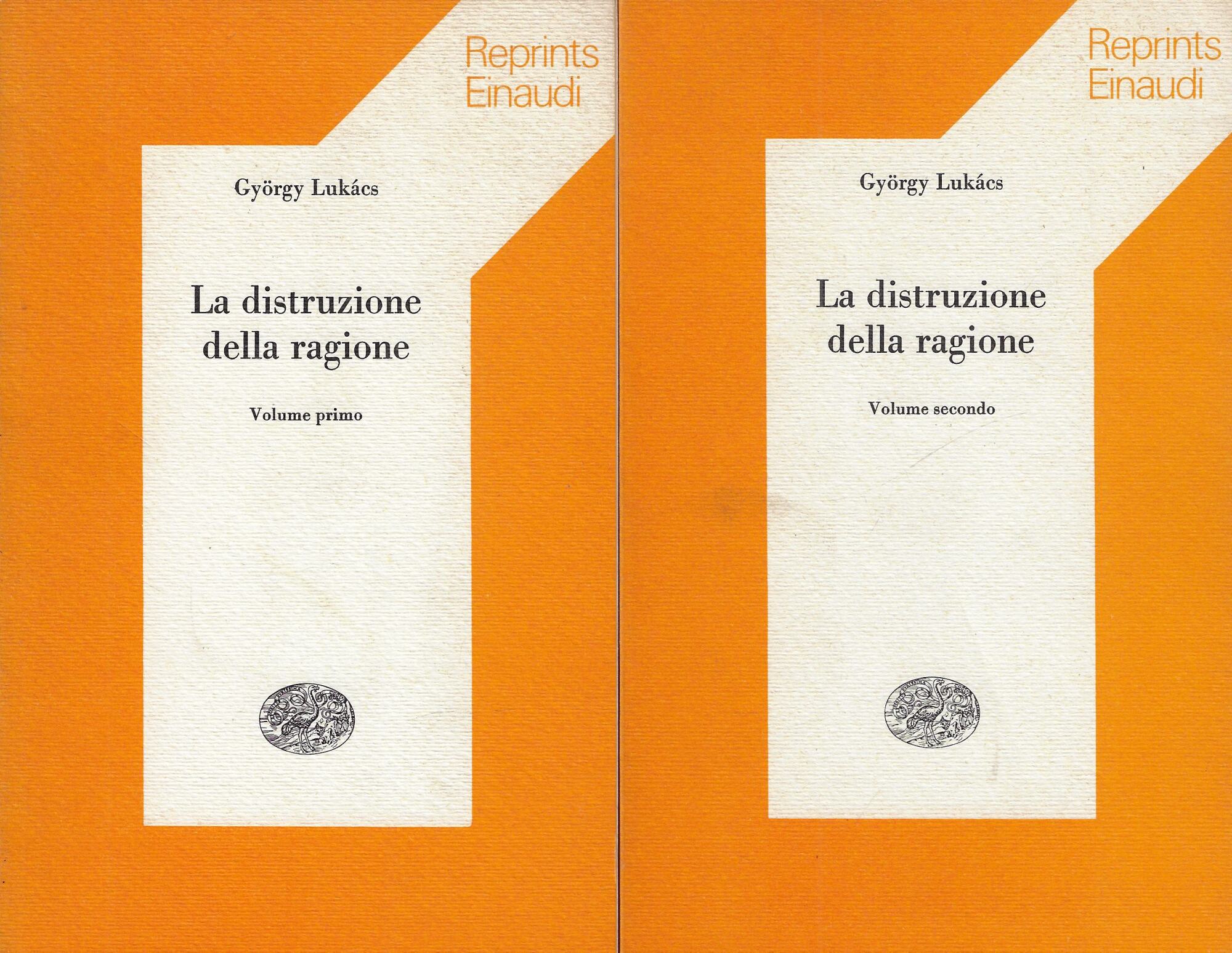 La distruzione della ragione (due volumi)
