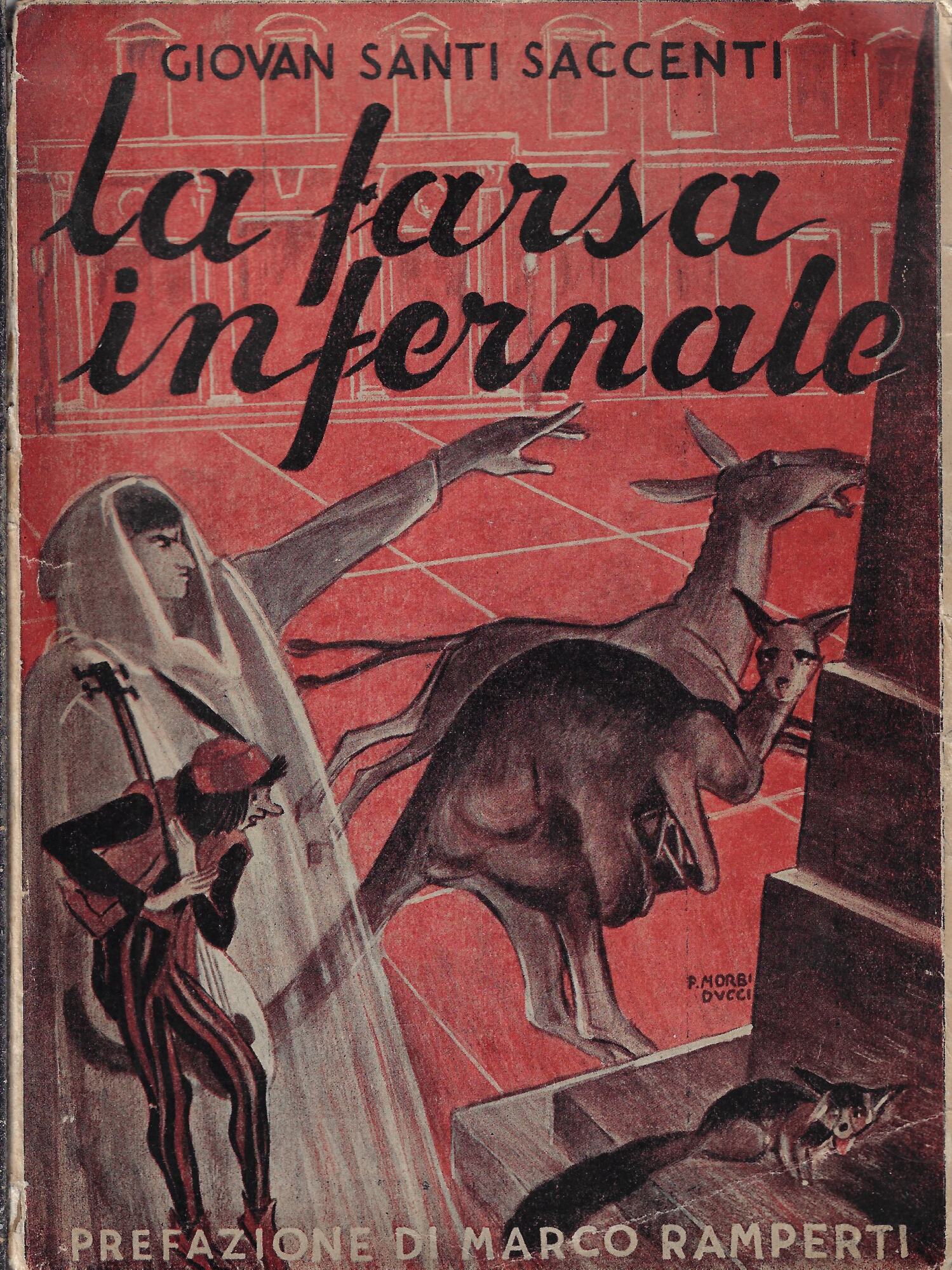 La farsa infernale : (storielle d'oggi) : rime satirico-politiche