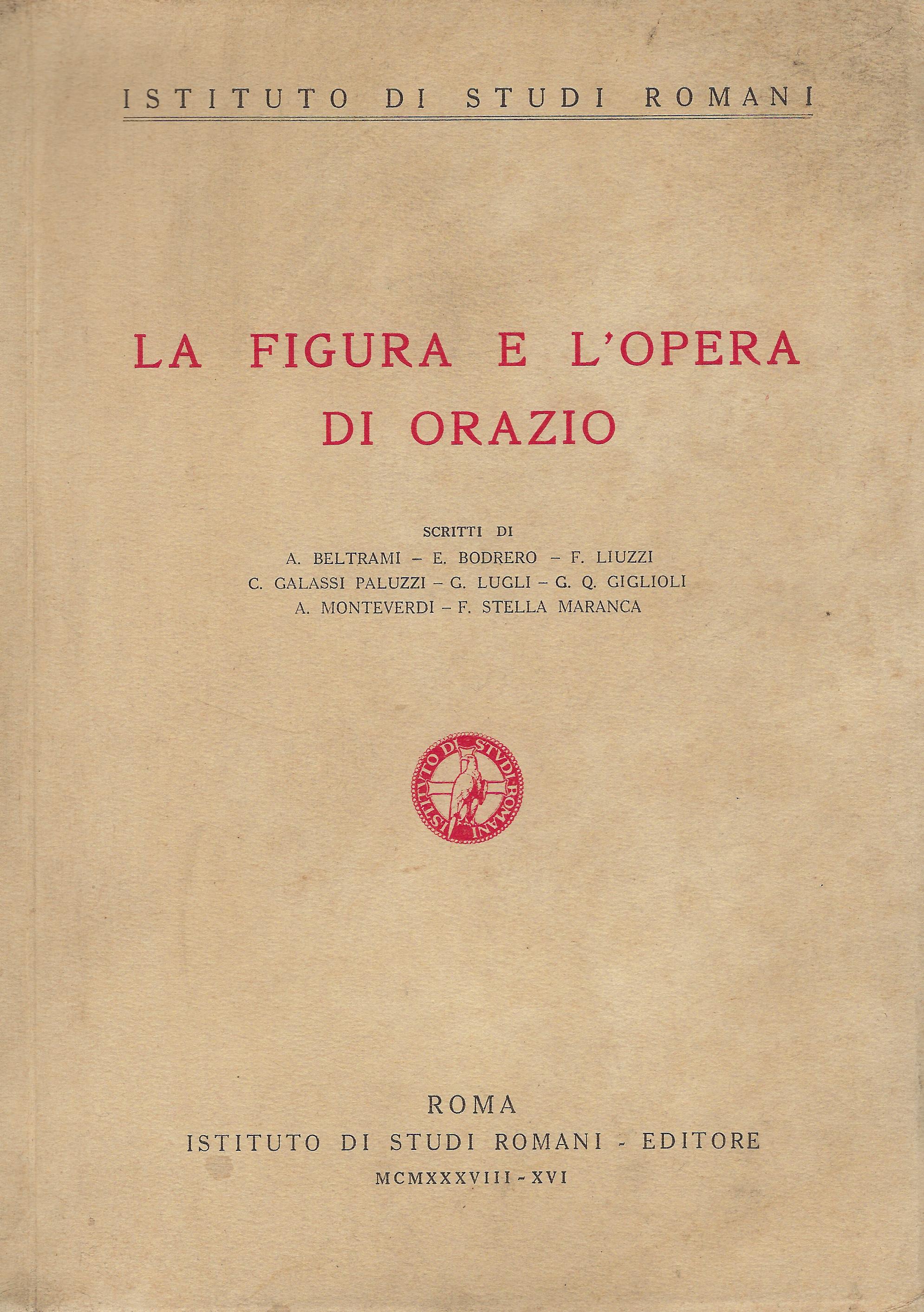 La figura e l'opera di Orazio
