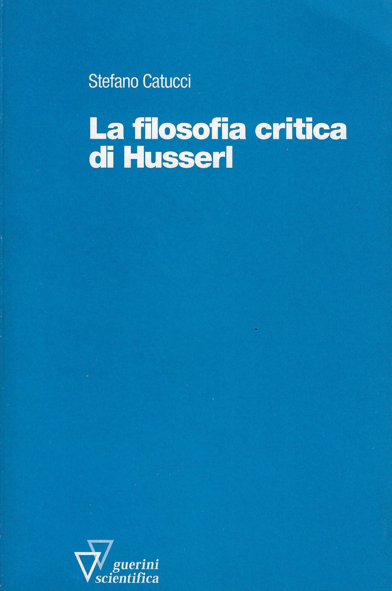 La filosofia critica di Husserl