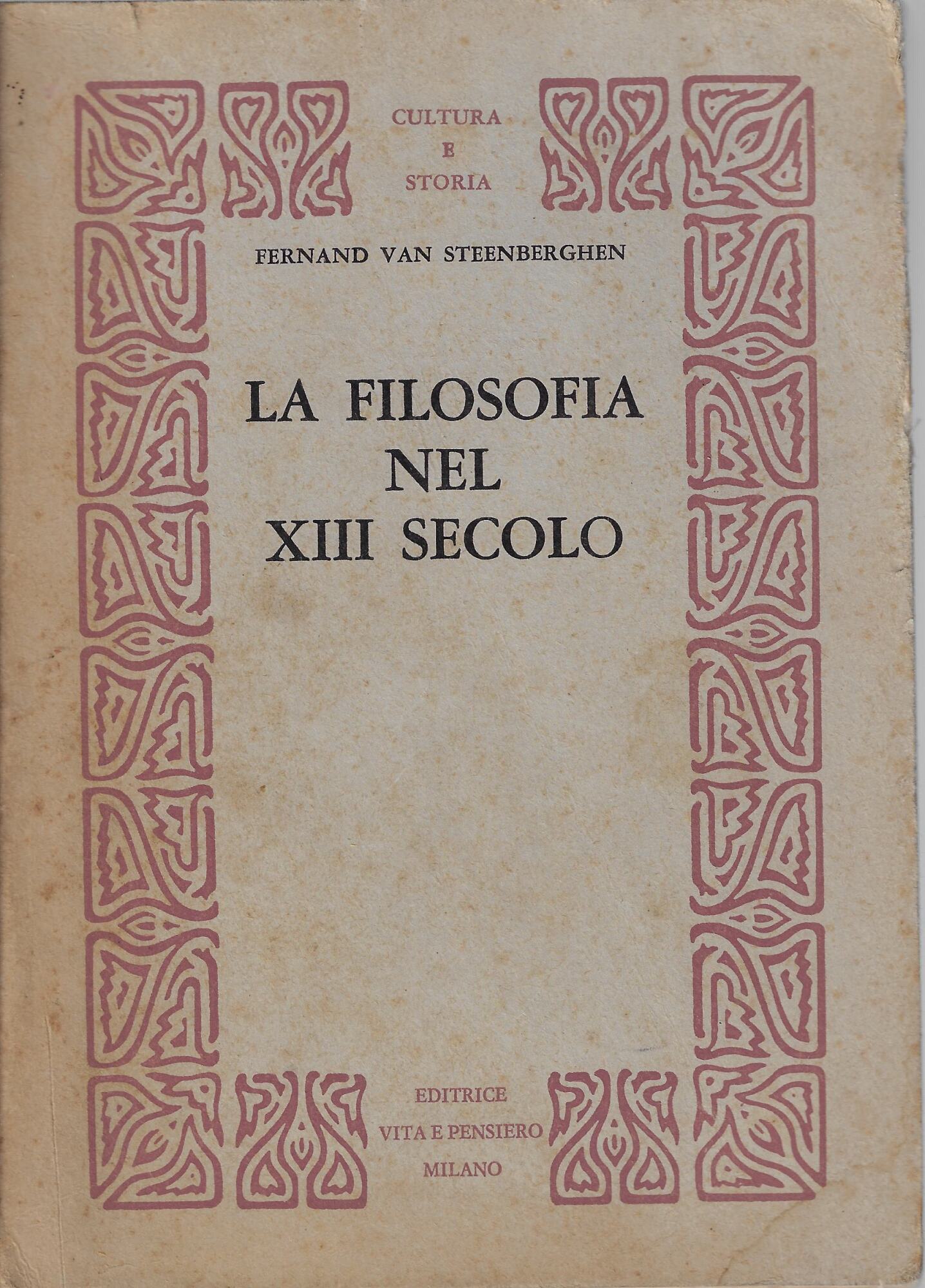 La filosofia nel XIII secolo