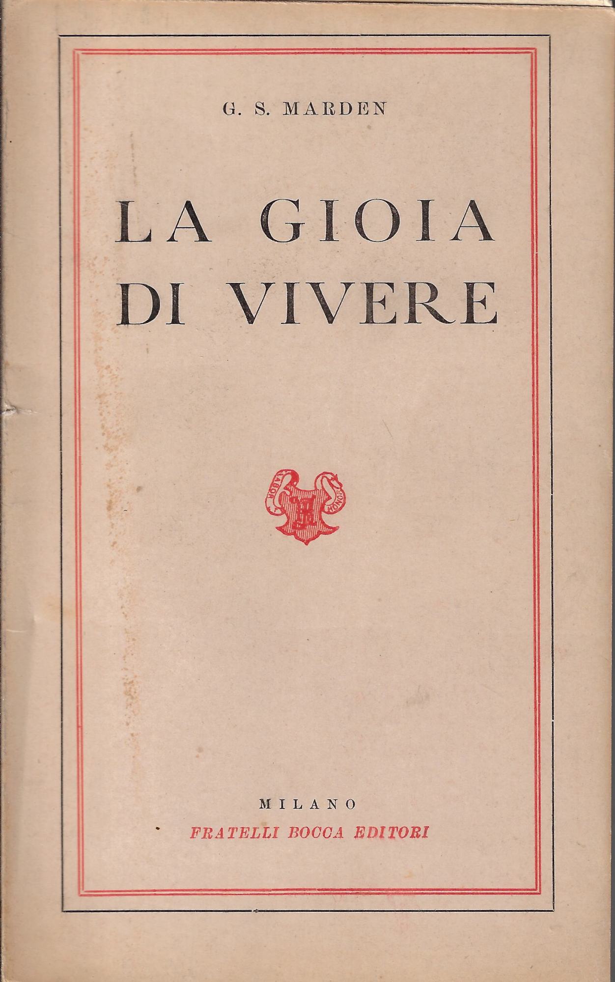 La Gioia di vivere