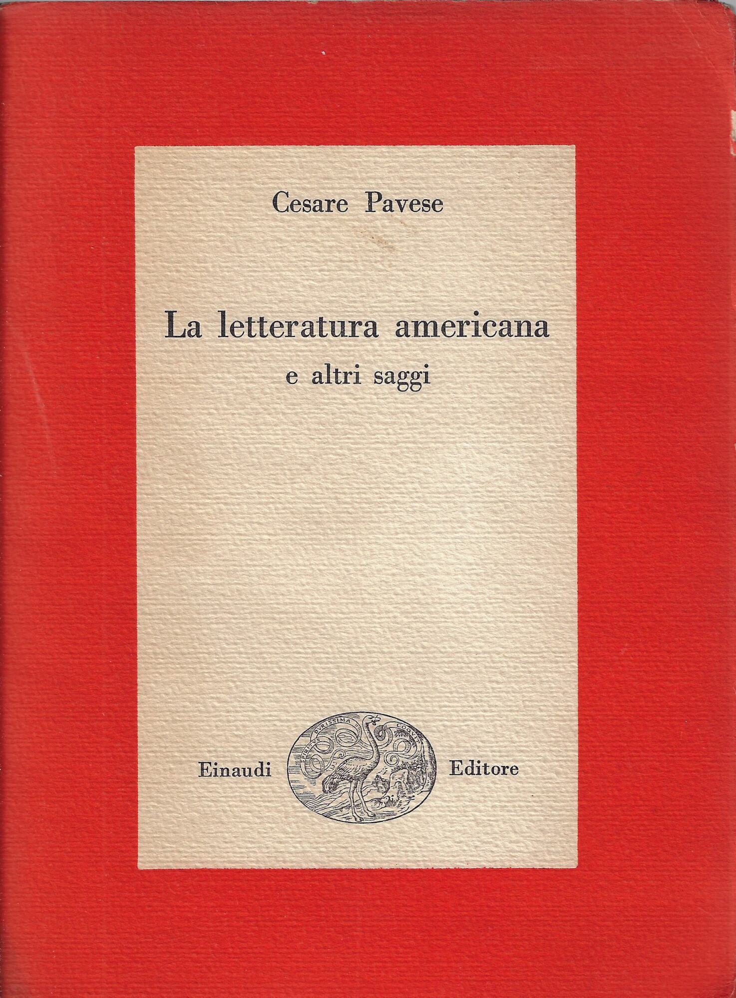 La letteratura americana e altri saggi