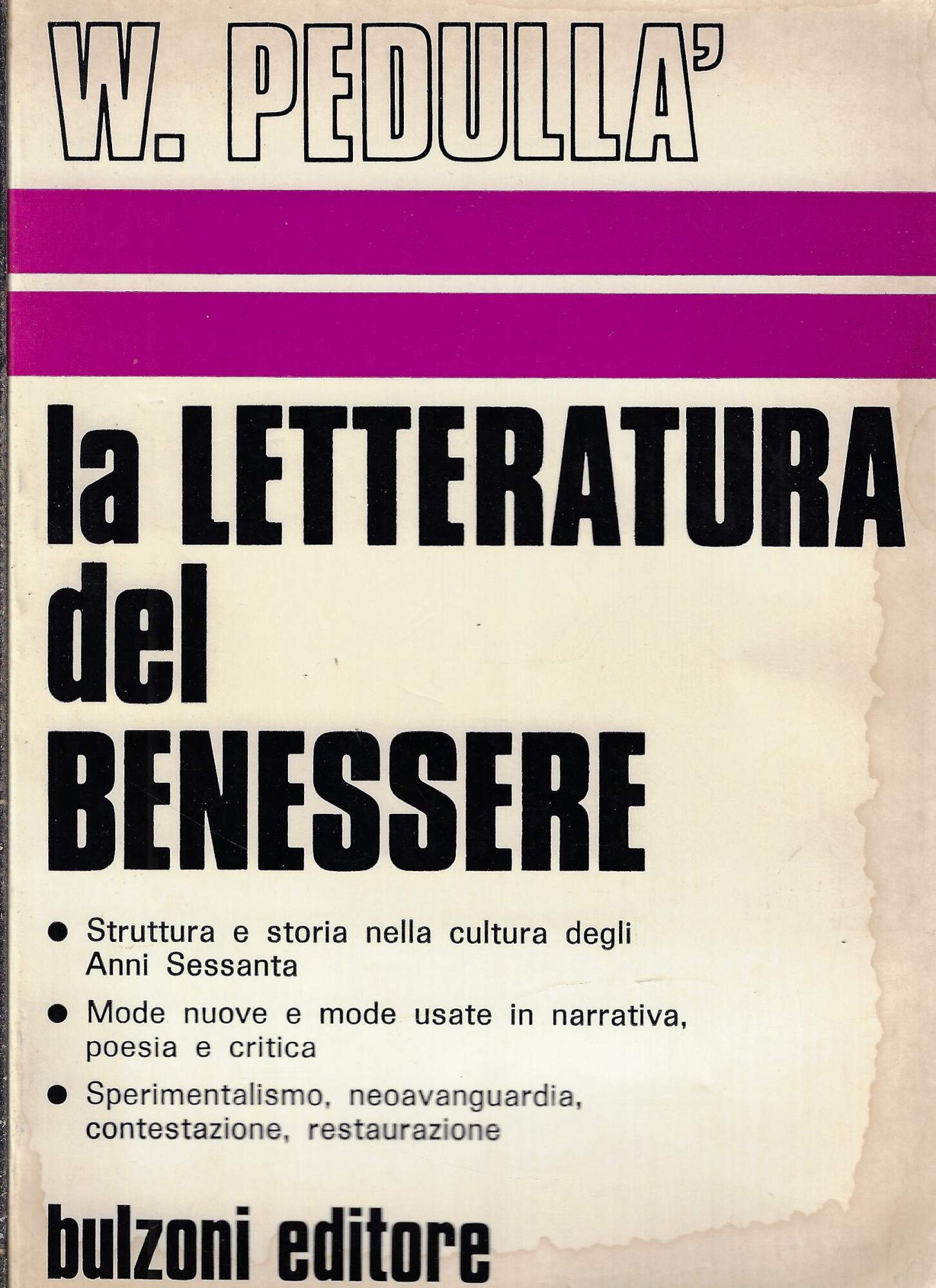 La letteratura del benessere