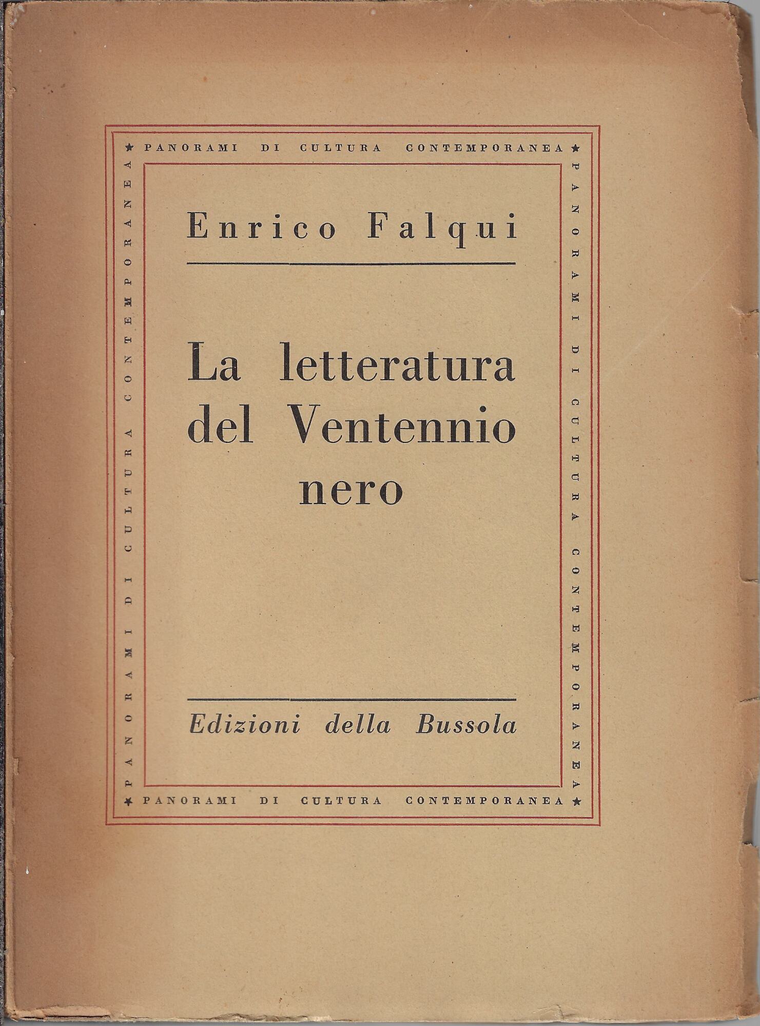 La letteratura del ventennio nero