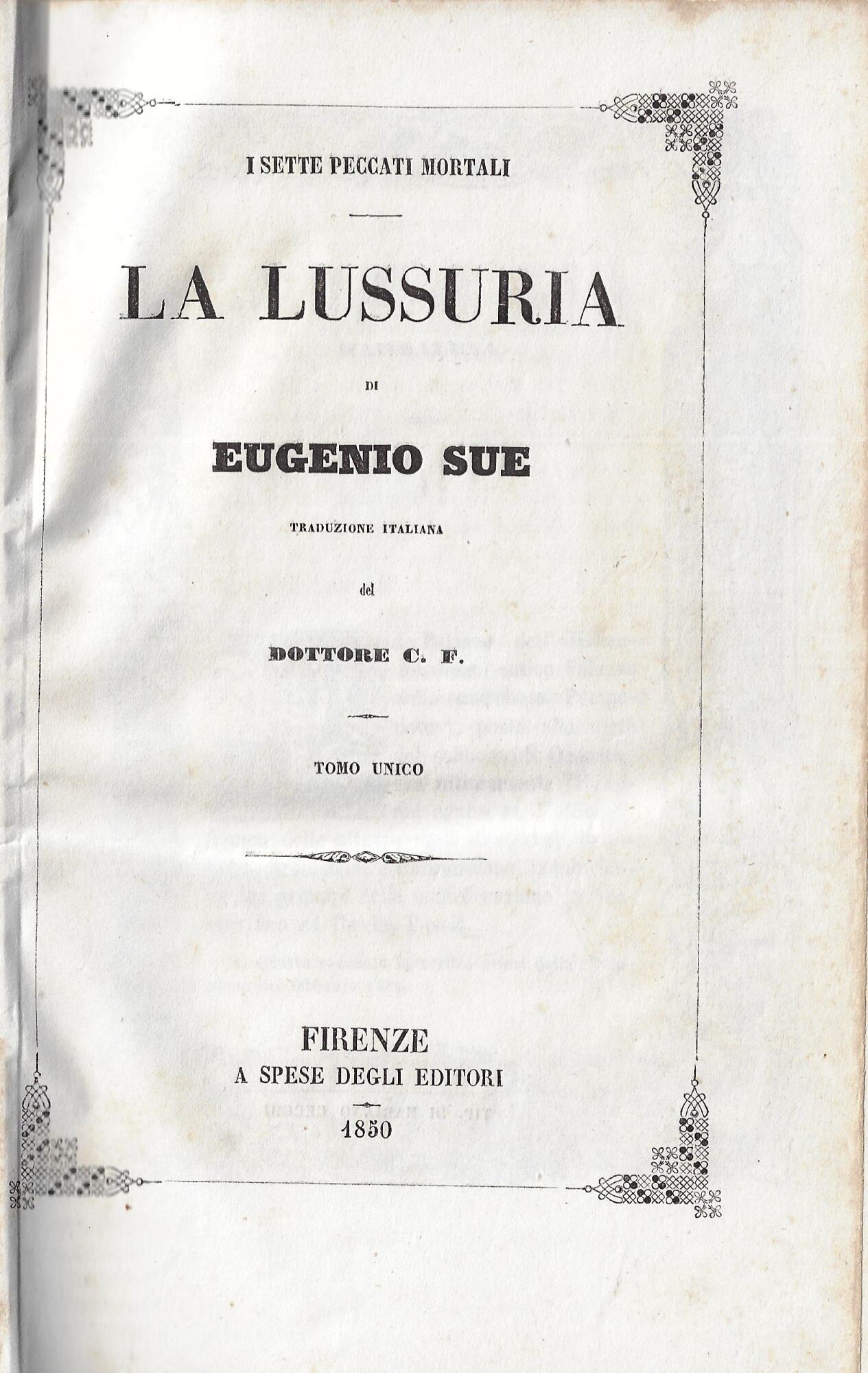 La lussuria