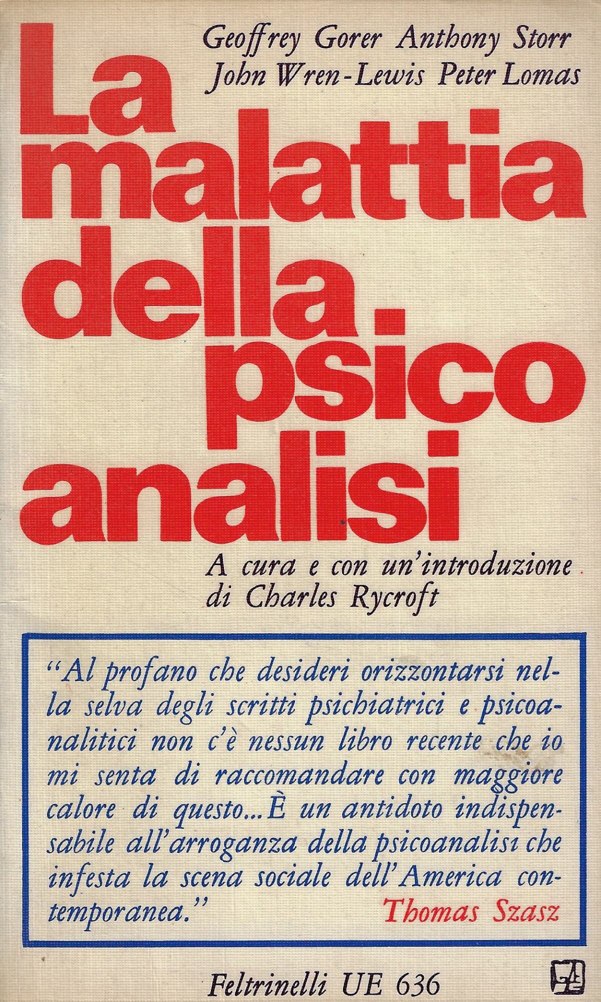 La malattia della psicoanalisi