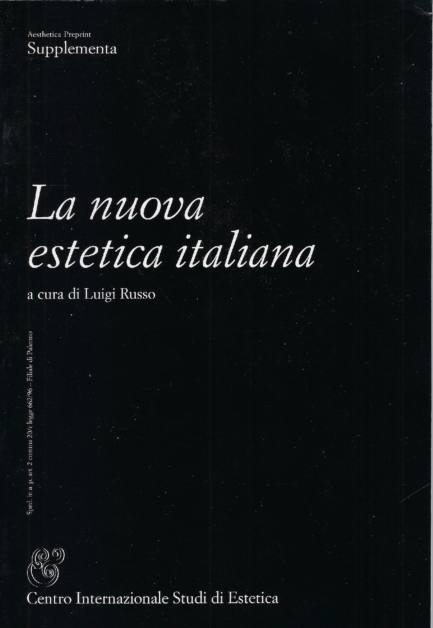 La nuova estetica italiana