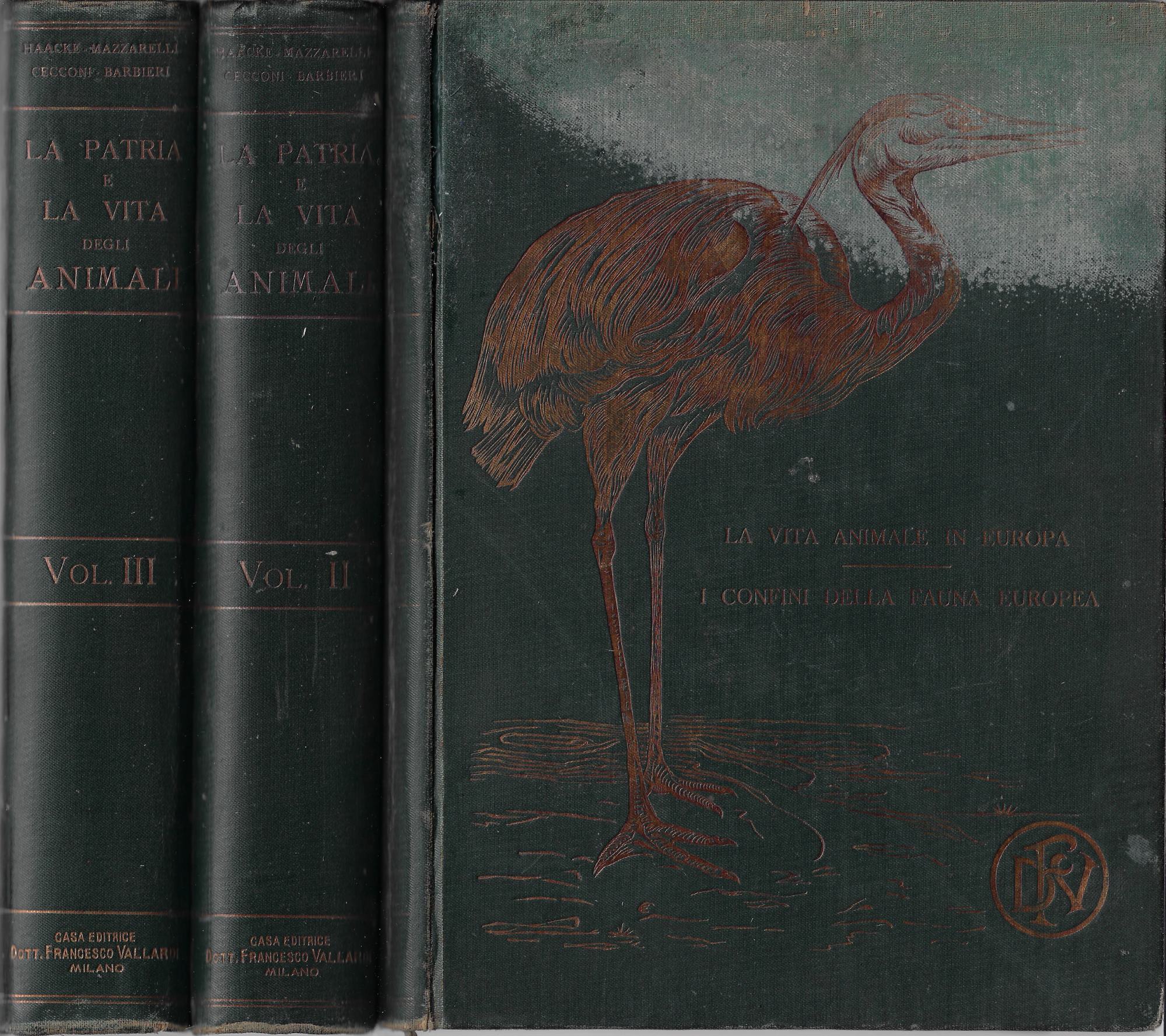 La patria e la vita degli animali ( 3 Vol.)