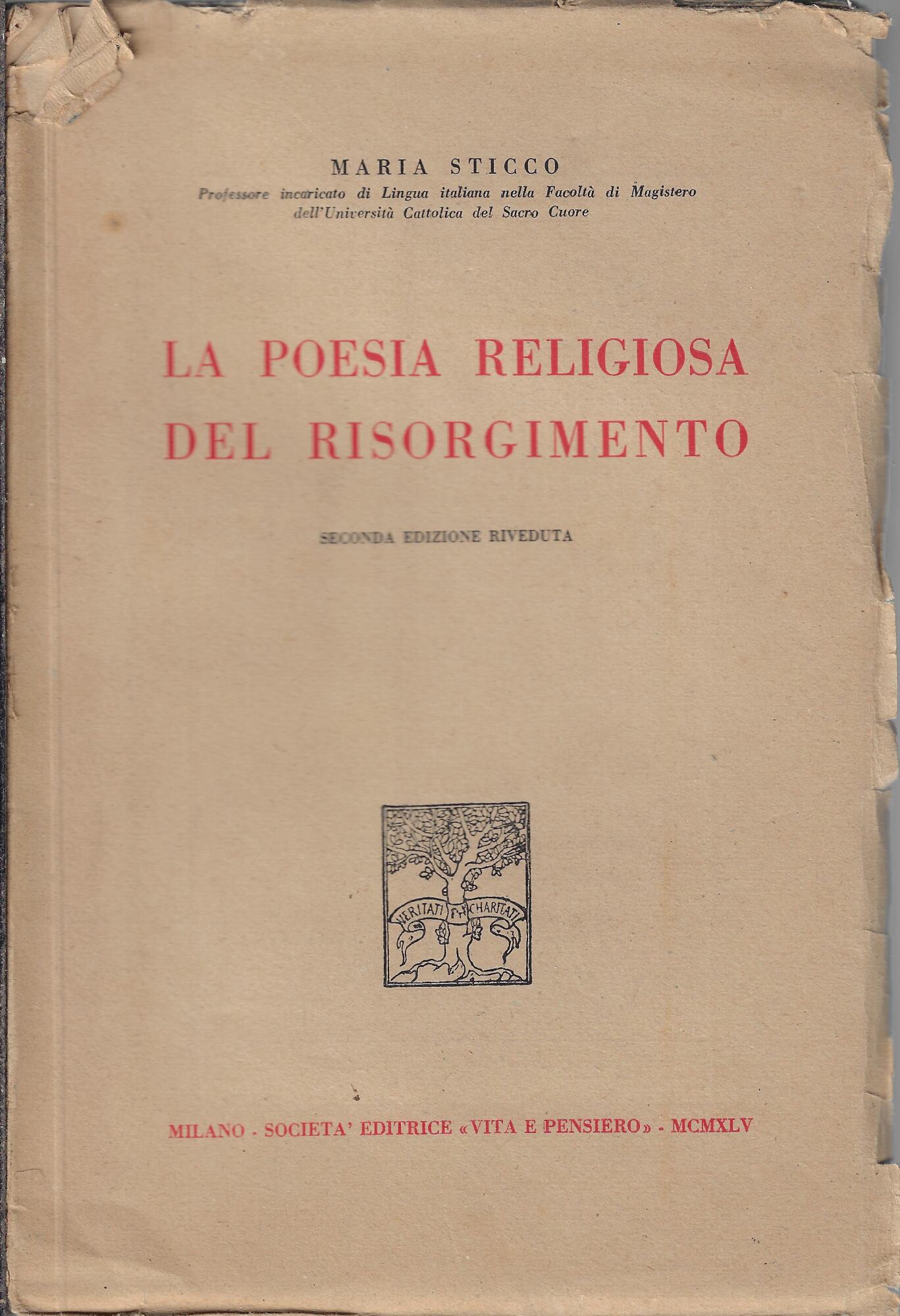 La poesia religiosa del Risorgimento