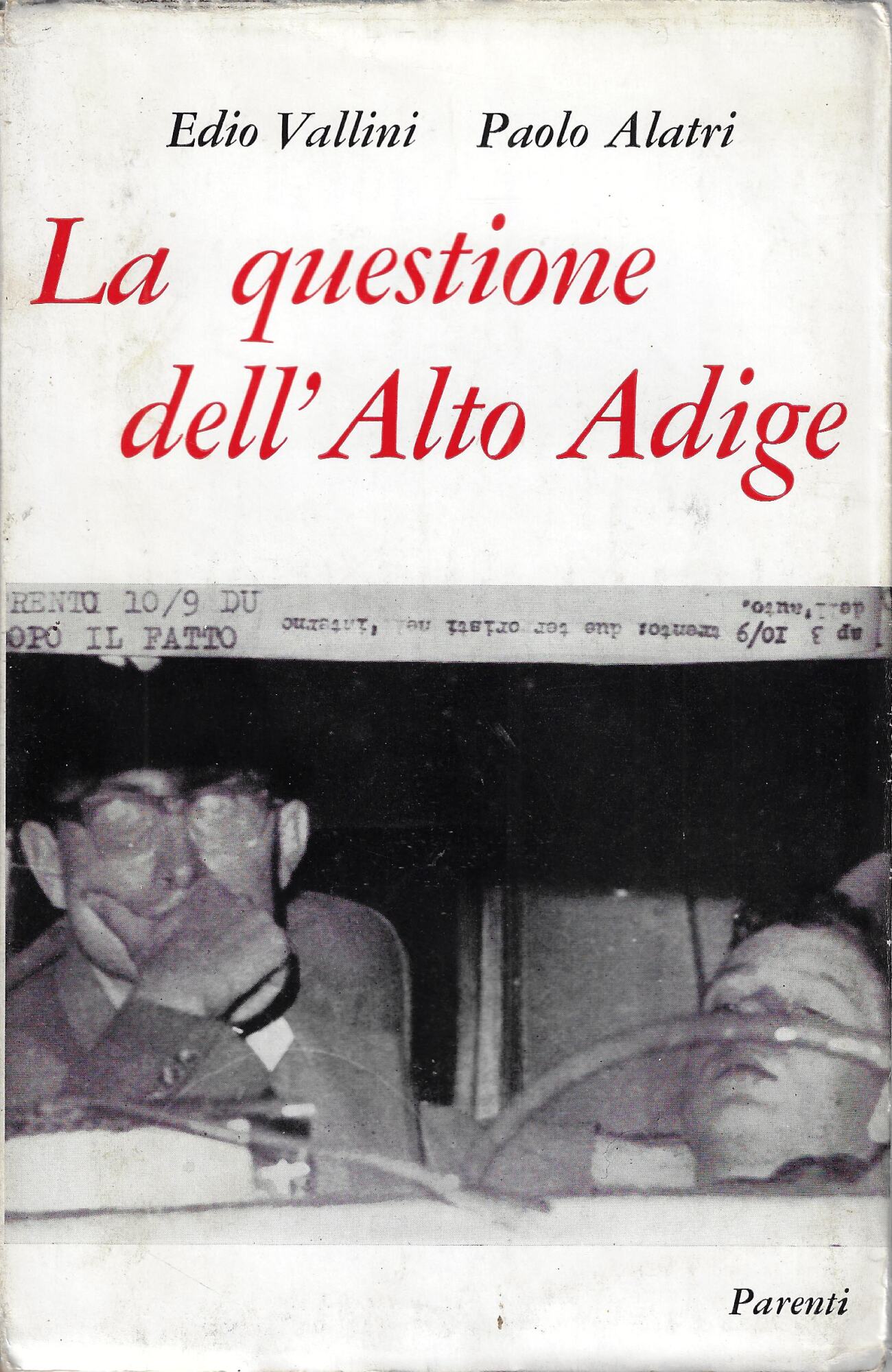 La questione dell'Alto Adige
