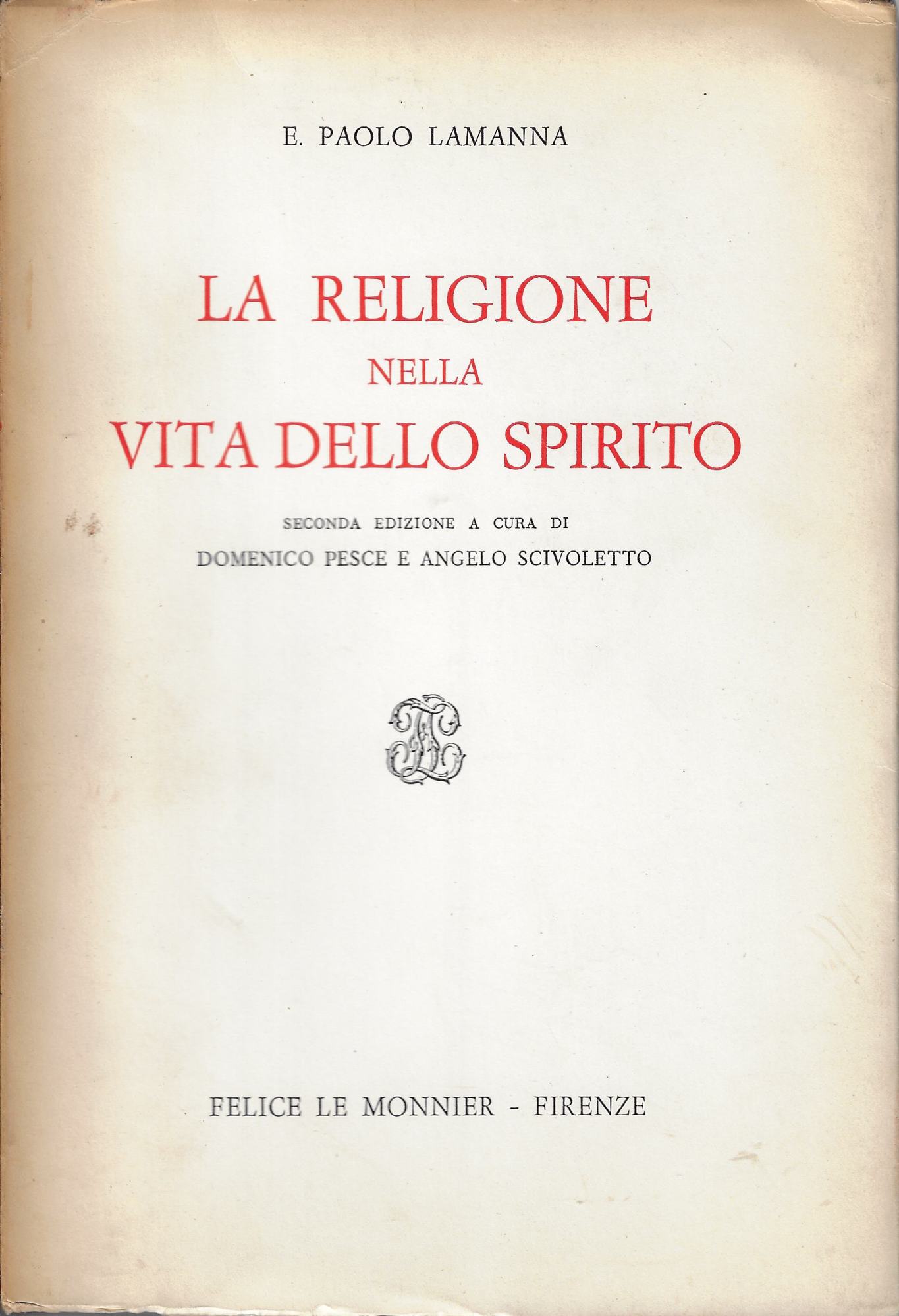 La religione nella vita dello spirito