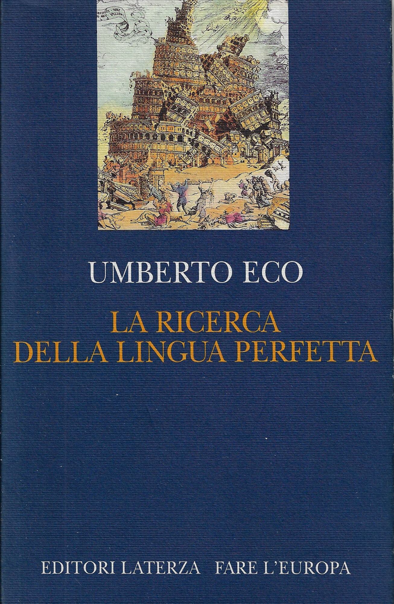 La ricerca della lingua perfetta nella lingua europea