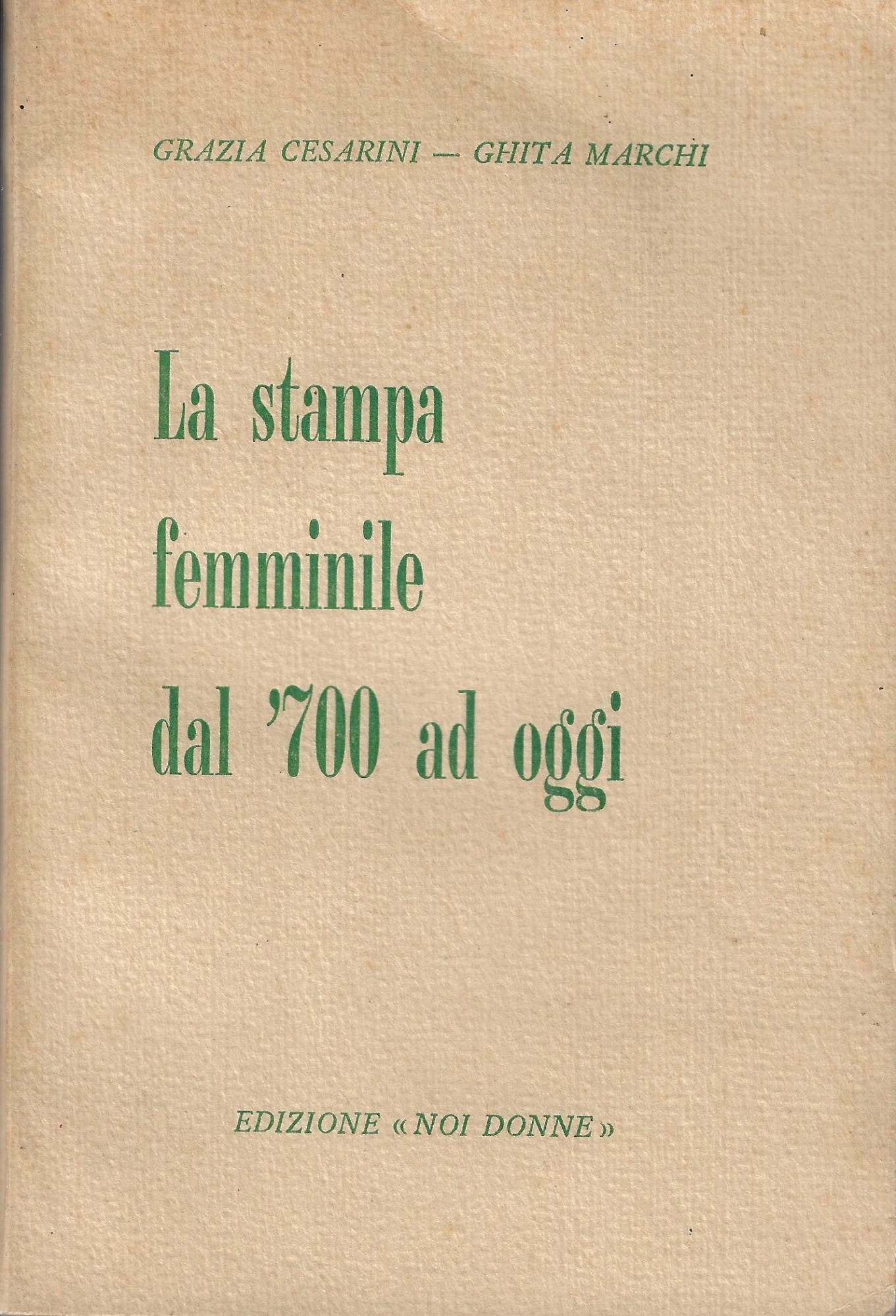La stampa femminile dal '700 ad oggi