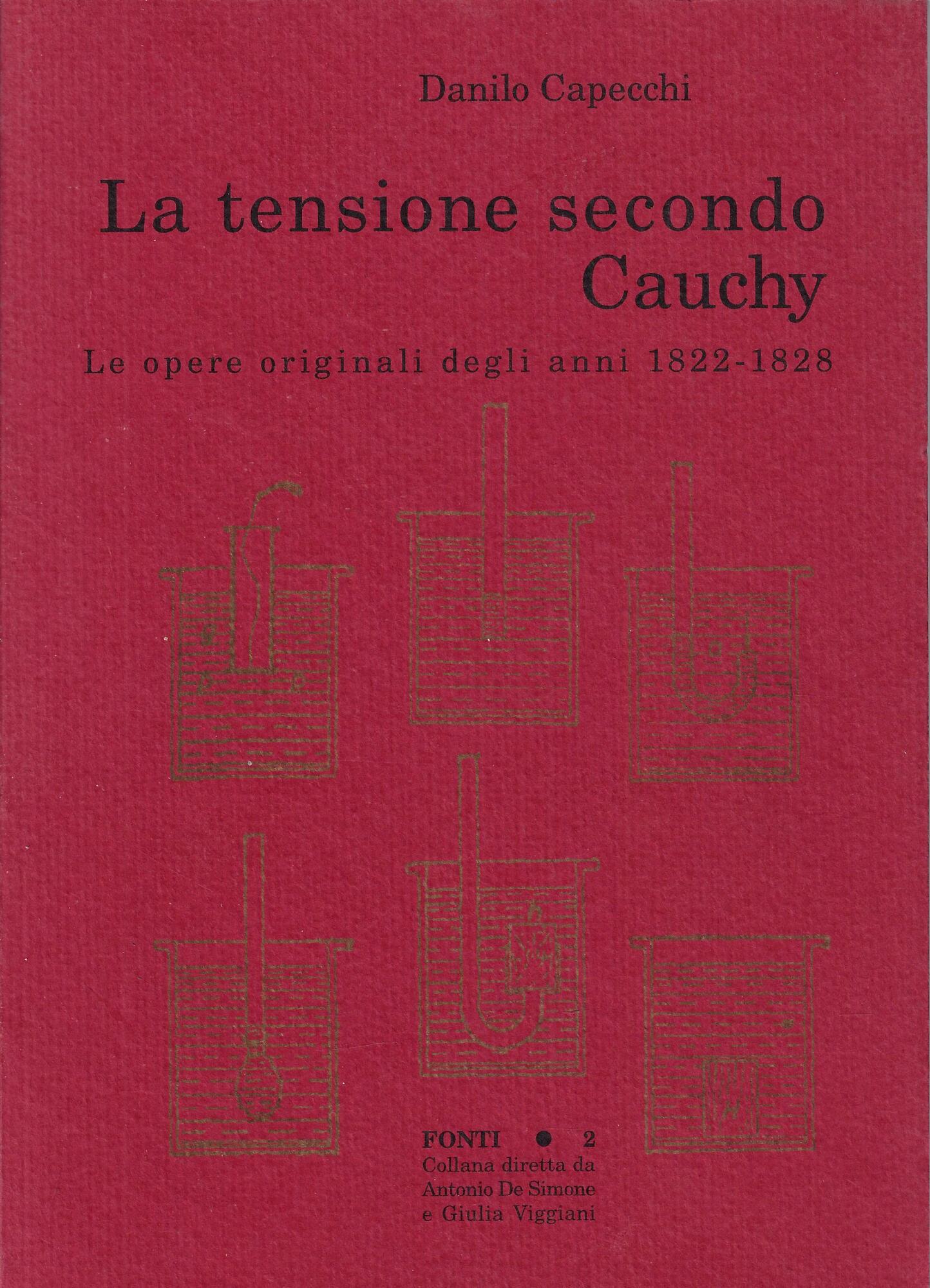 La tensione secondo Cauchy. Le opere originali 1822-1828